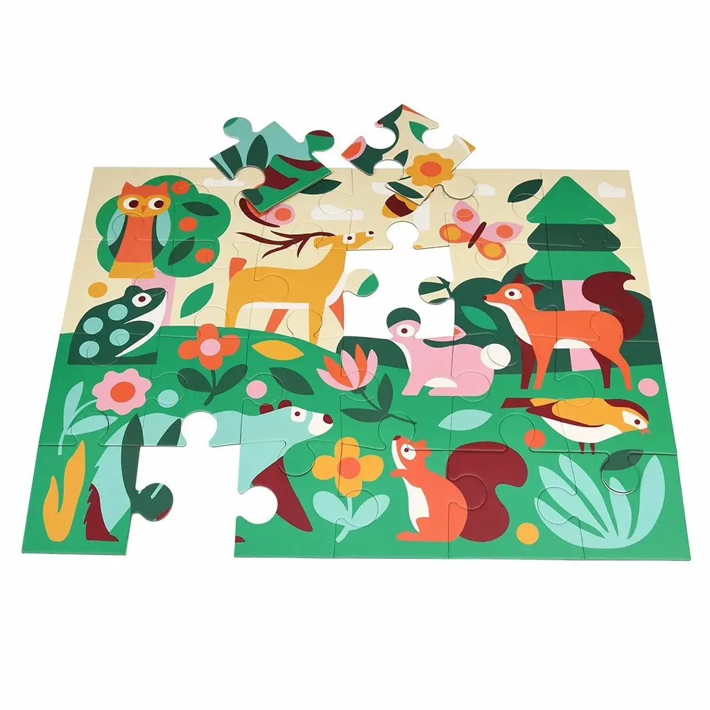 Puzzle da pavimento per bambini Rex London Woodland