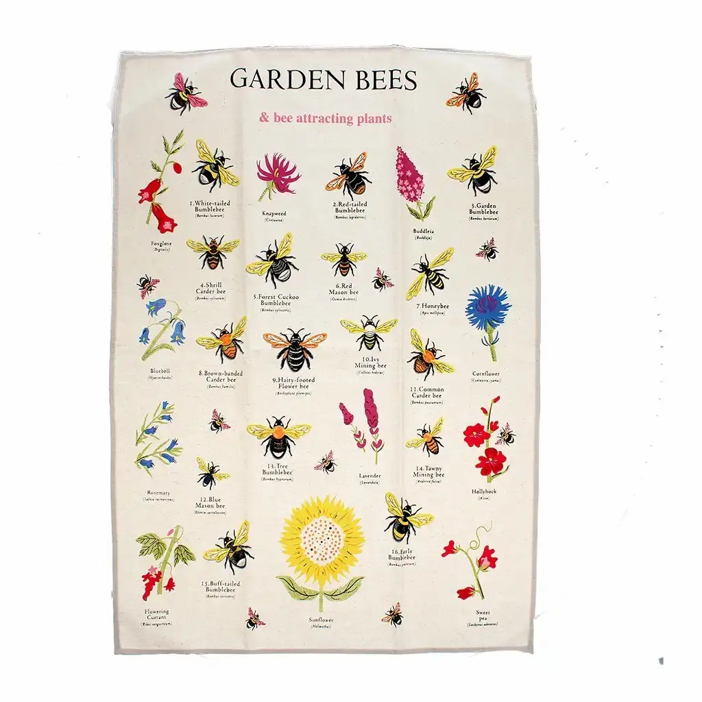 Torchon en coton Rex London Abeilles Du Jardin