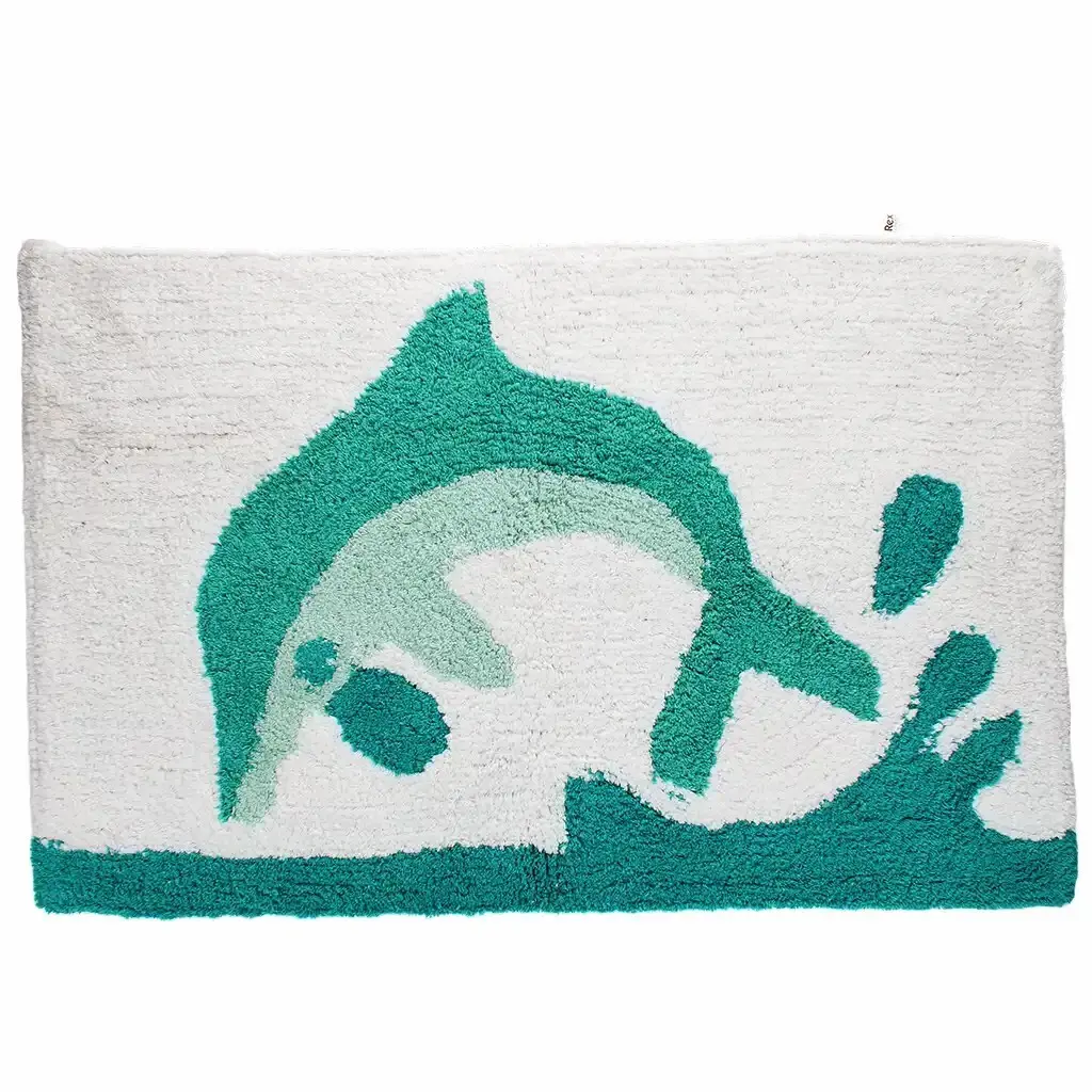 Tapis de bain en coton tufté Rex London Dauphin Tapis de bain en coton tufté Rex London Dauphin
