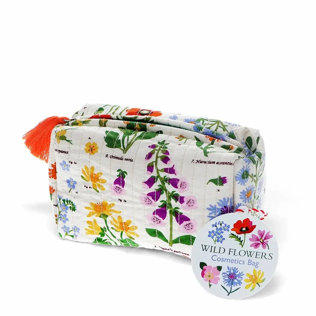 Trousse de maquillage matelassée Rex London Wild Flowers