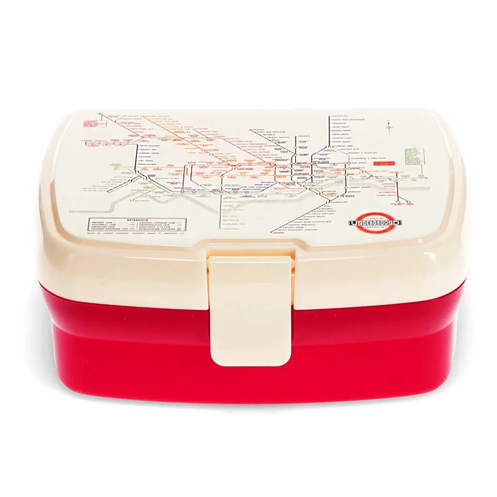Lunch box avec plateau Rex London TfL Plan Métro