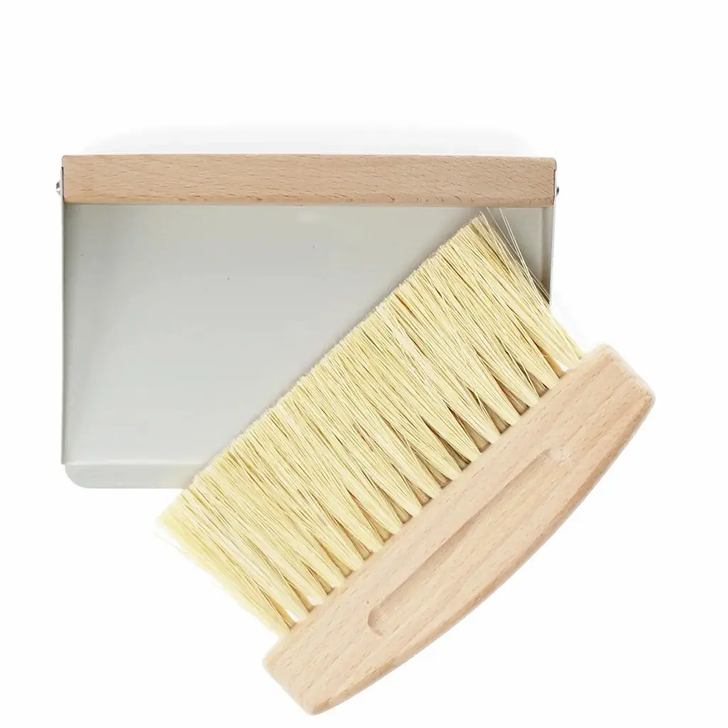 Brosse et pelle de table en bois Rex London