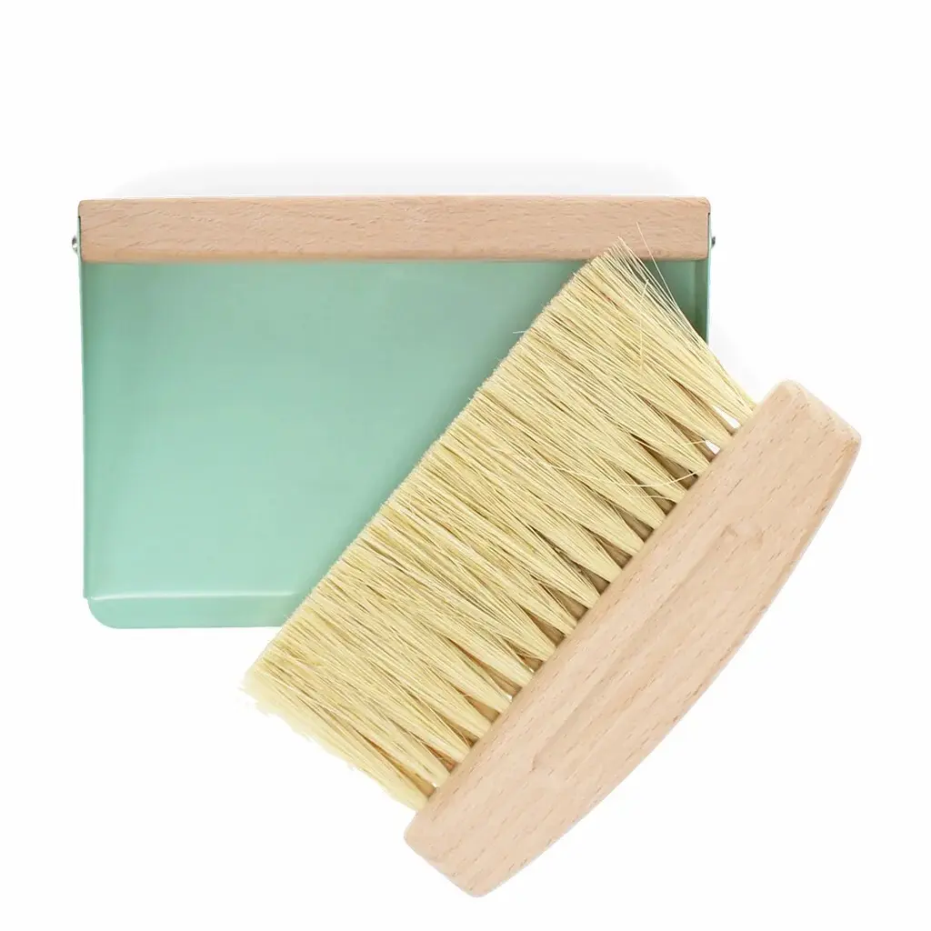 Brosse et pelle de table en bois Rex London