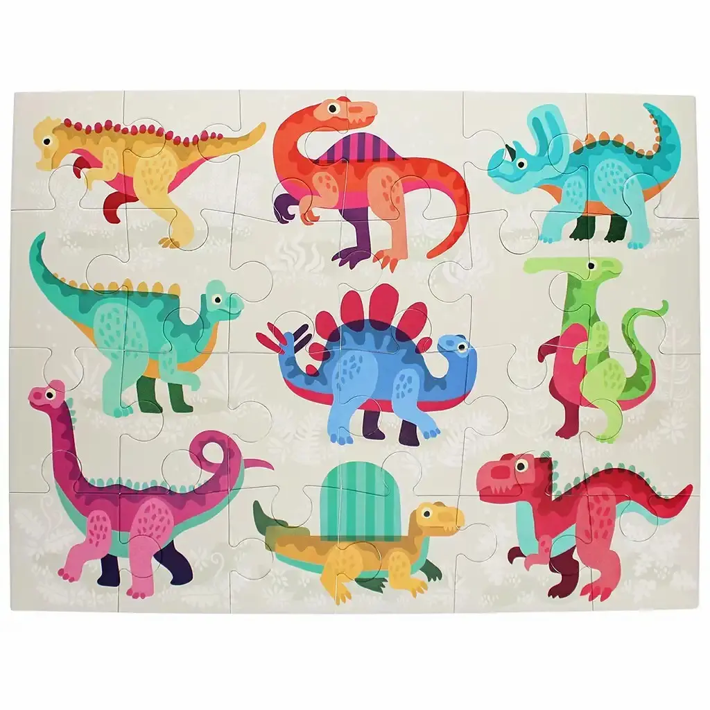 Puzzle da pavimento per bambini Rex London Dinosaures