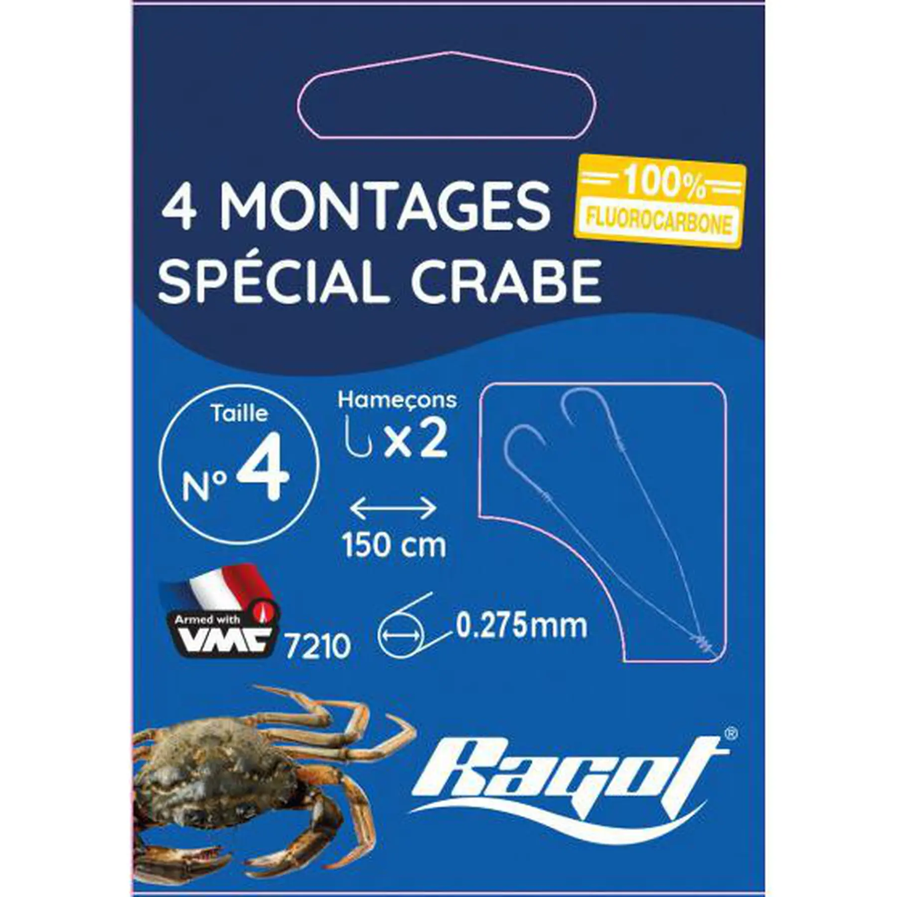 Krabbevestiging Ragot 1/0