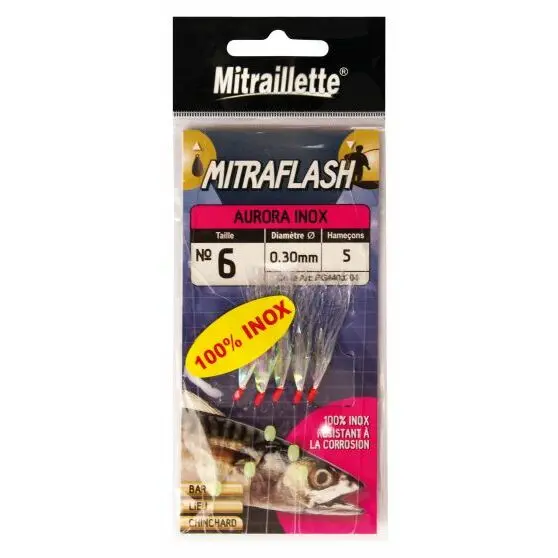 Köder aus rostfreiem Stahl Ragot mitraflash aurora 0,60 mm