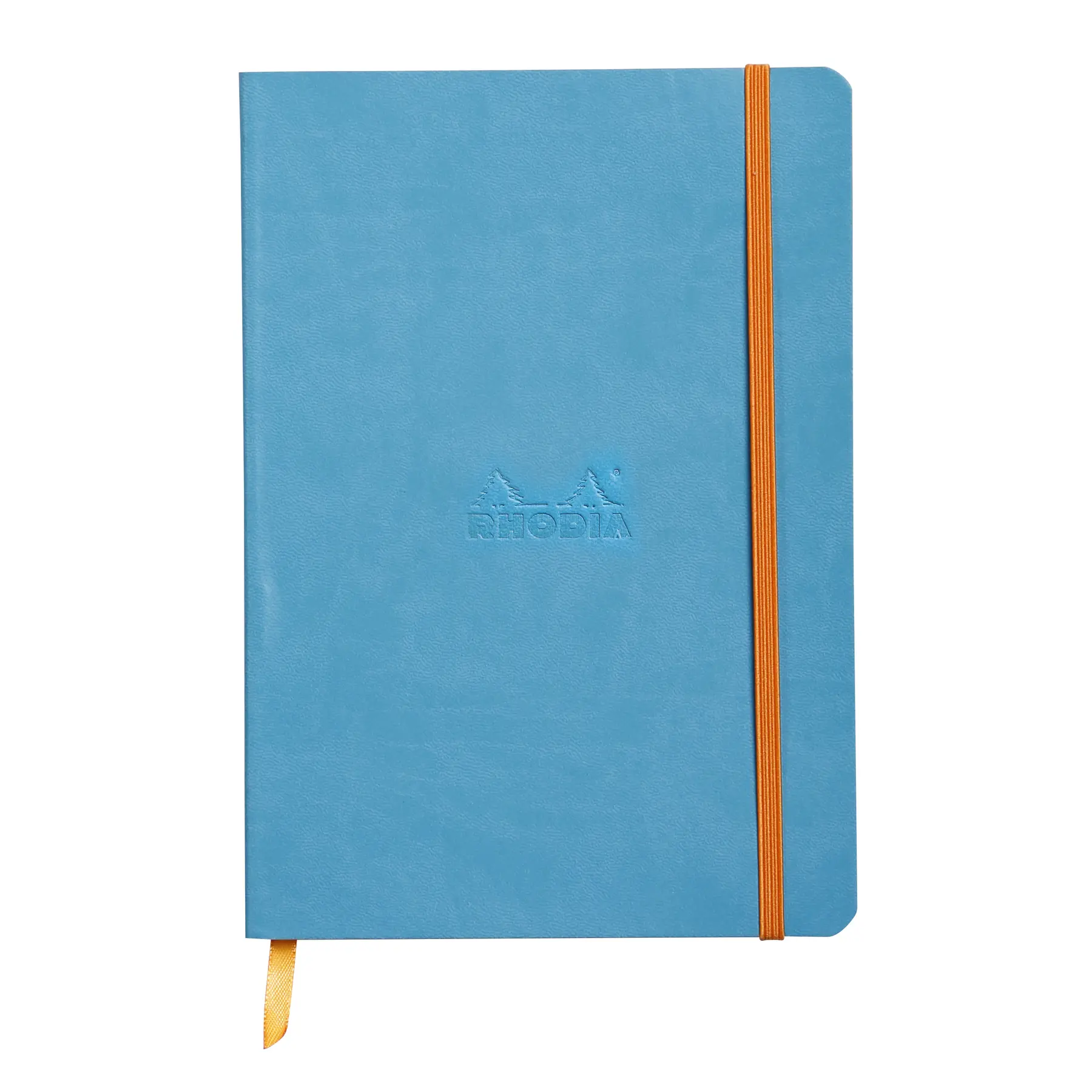 Carnet souple A5 160 pages ligné papier fermeture élastique Rhodia