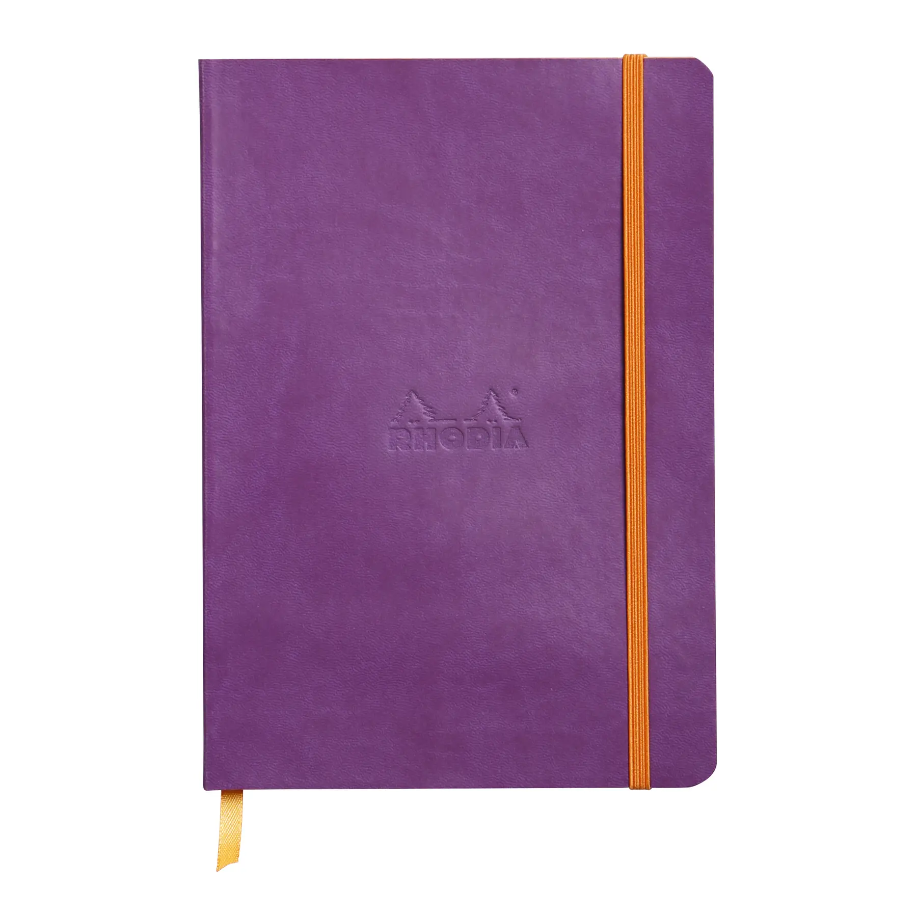 Carnet souple A5 160 pages ligné papier fermeture élastique Rhodia