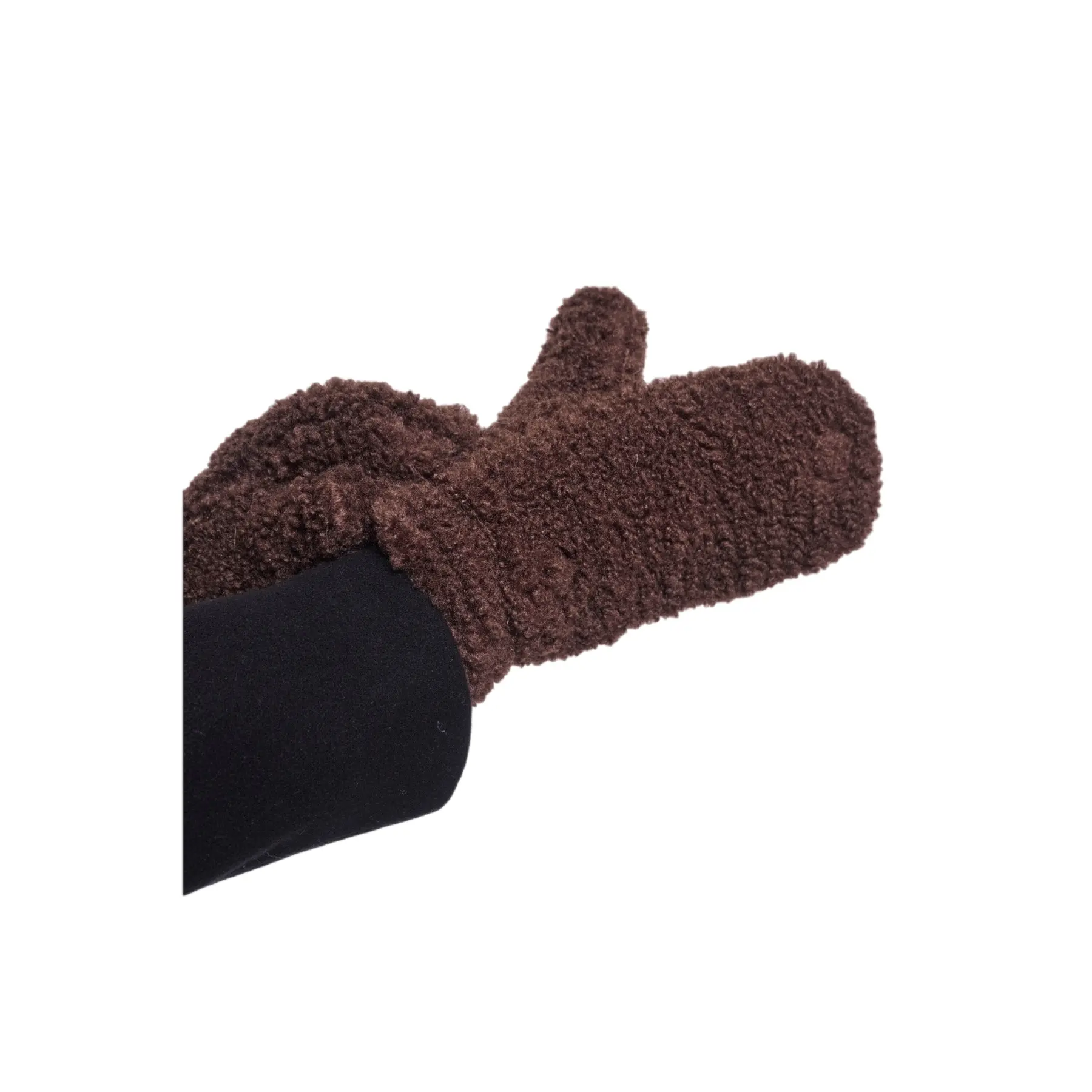 Rino & Pelle Women's Marron Fleece Gloves Aleida