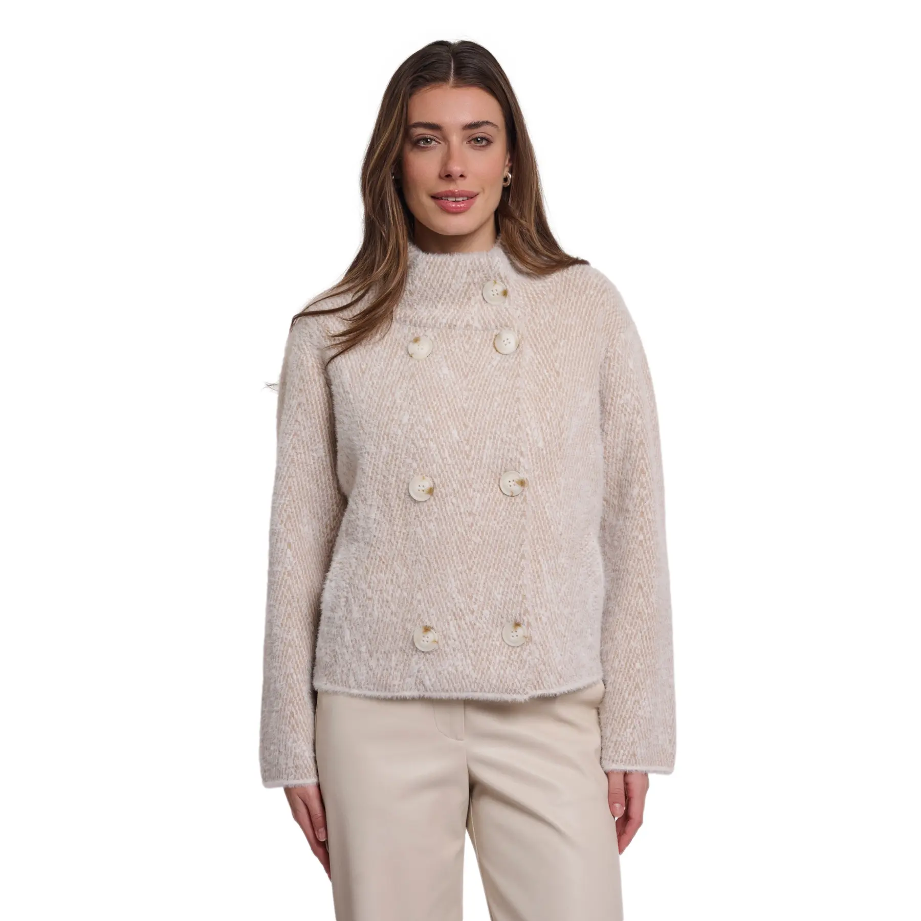Rino & Pelle Women's Beige Short Jacket Beth