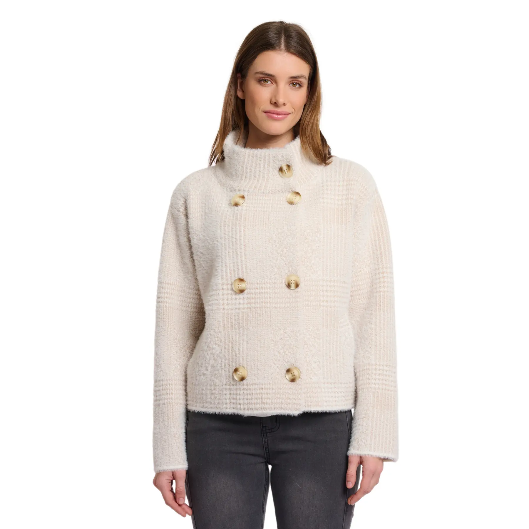 Rino & Pelle Women's Beige Short Jacket Beth