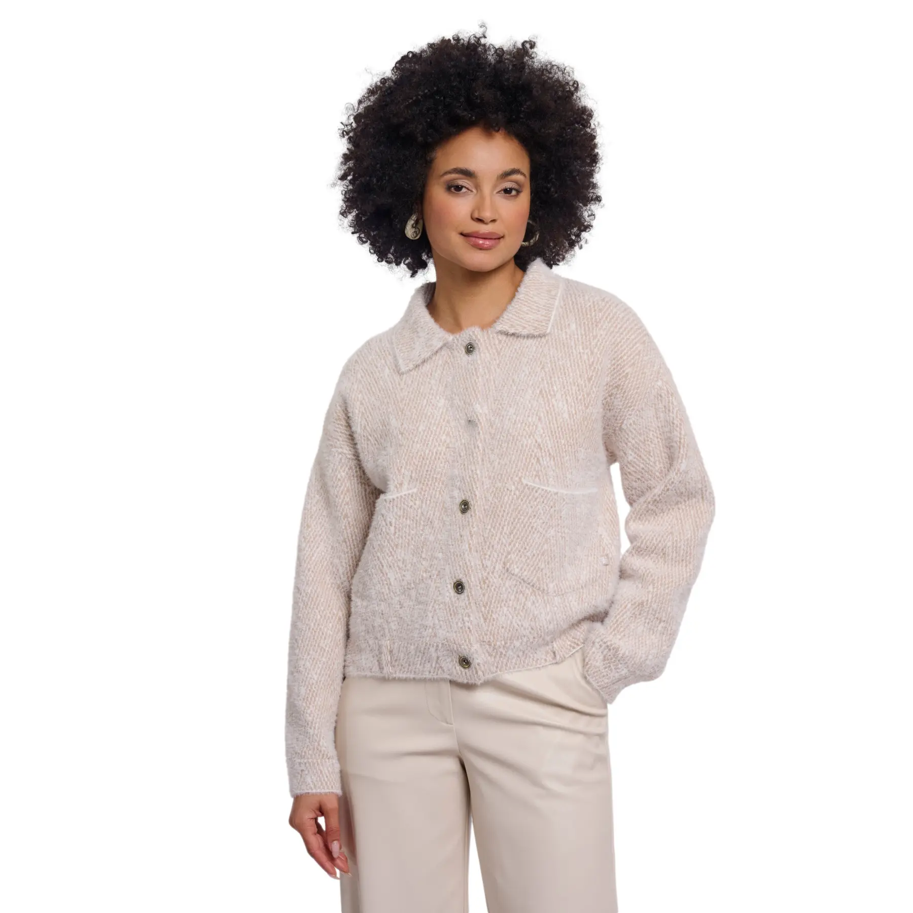 Rino & Pelle Women's Beige Jacket Bubbly