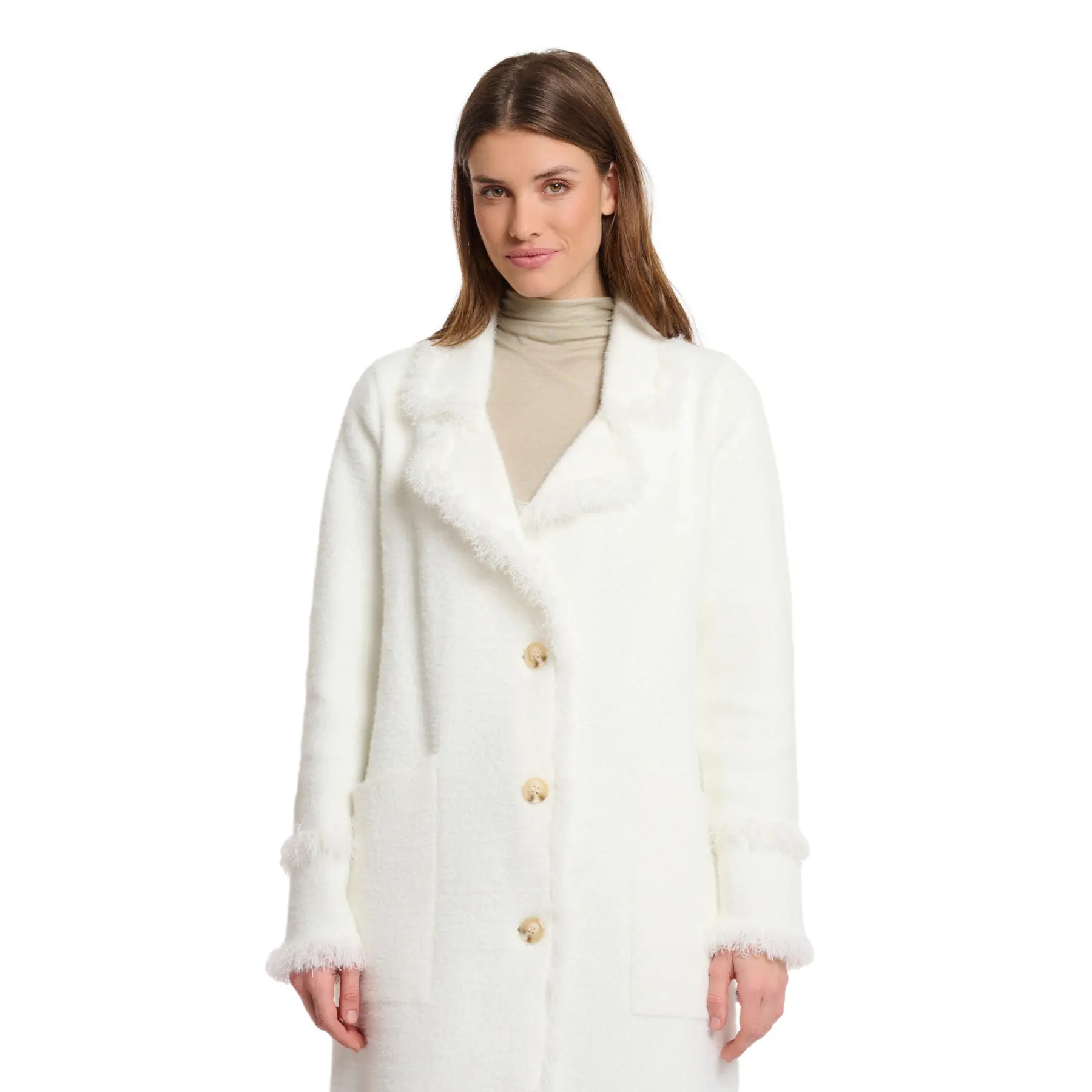 Cardigan lungo semplice con bottoni donna  Catena