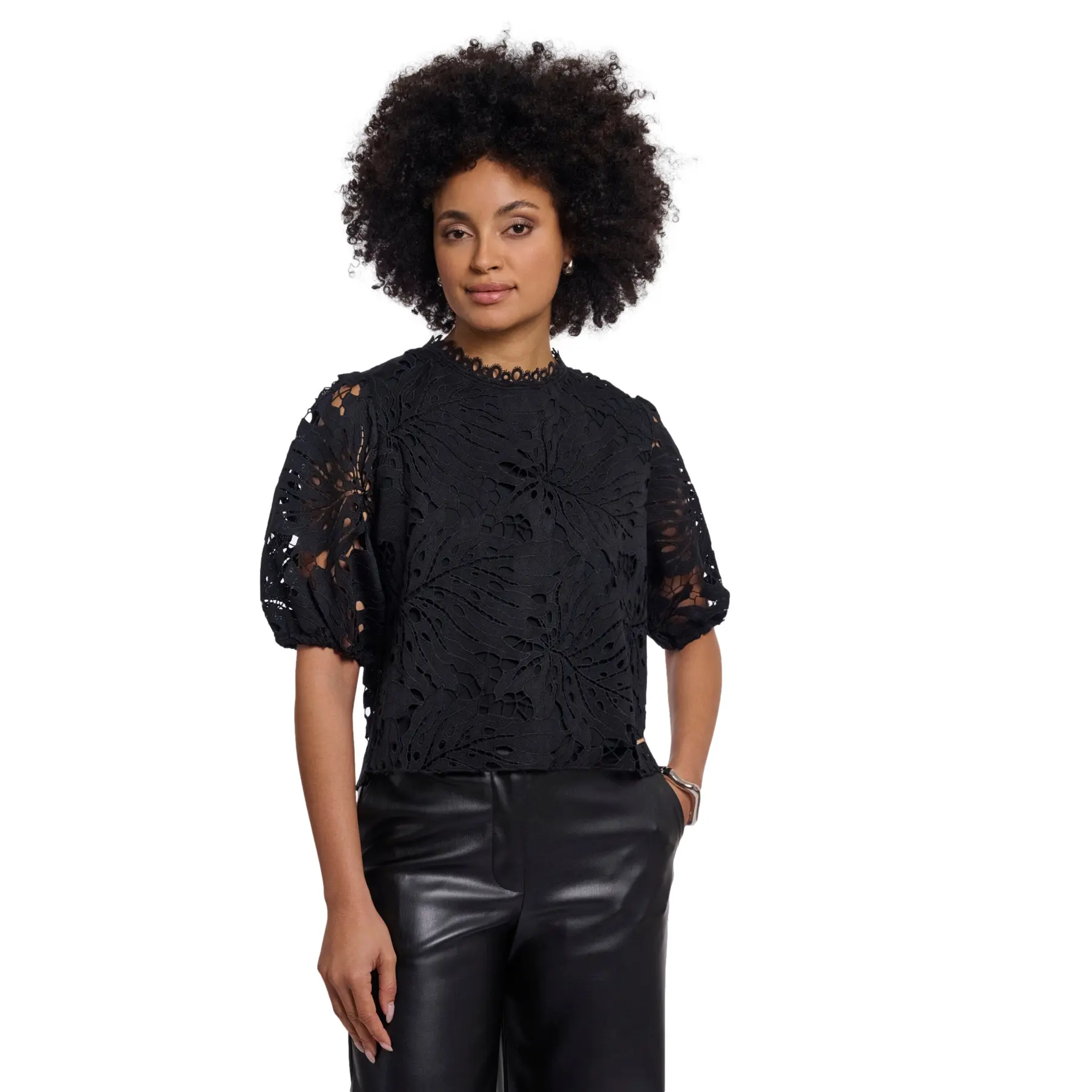 Rino & Pelle Women's Noir Blouse Chantalle