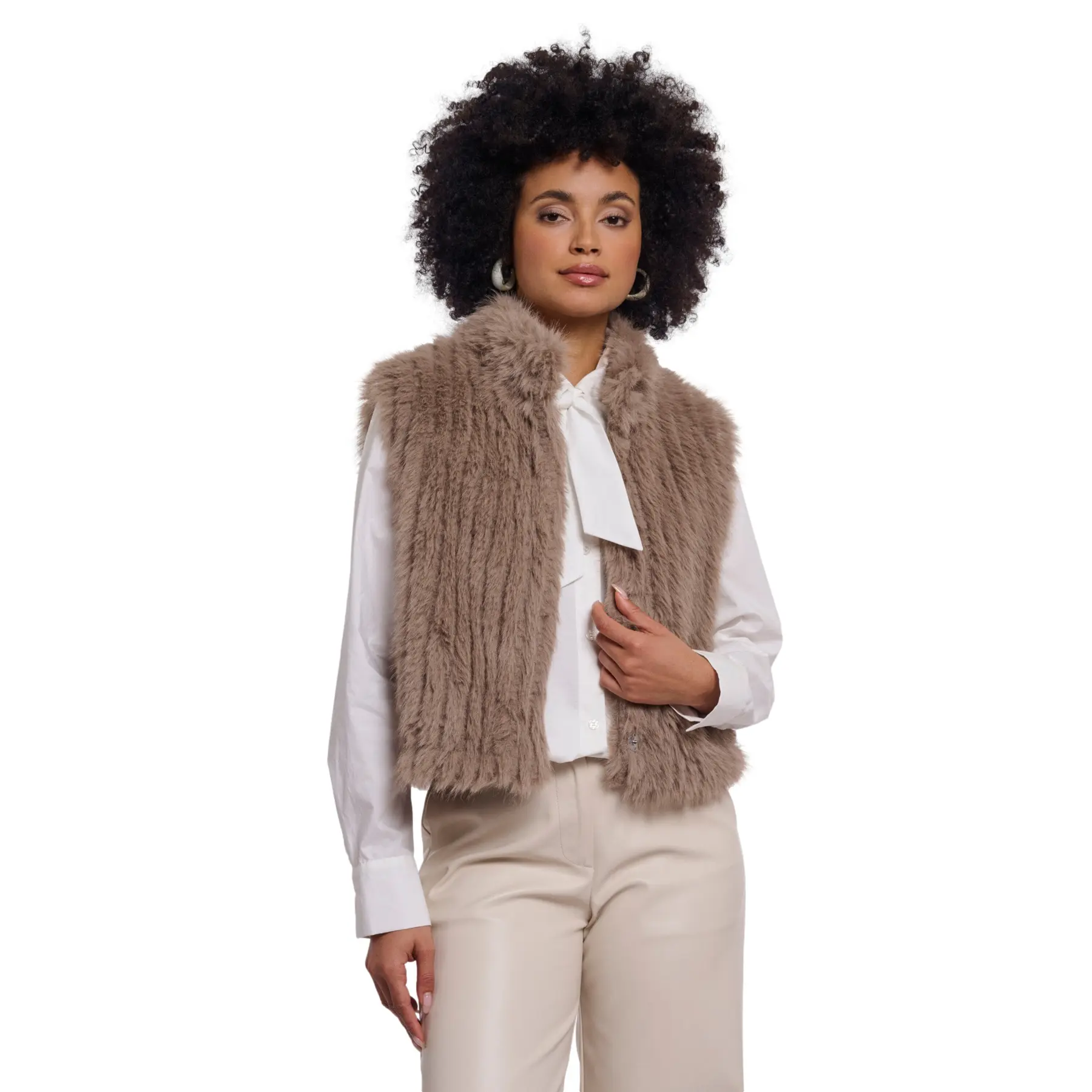 Gilet donna con zip  Dava