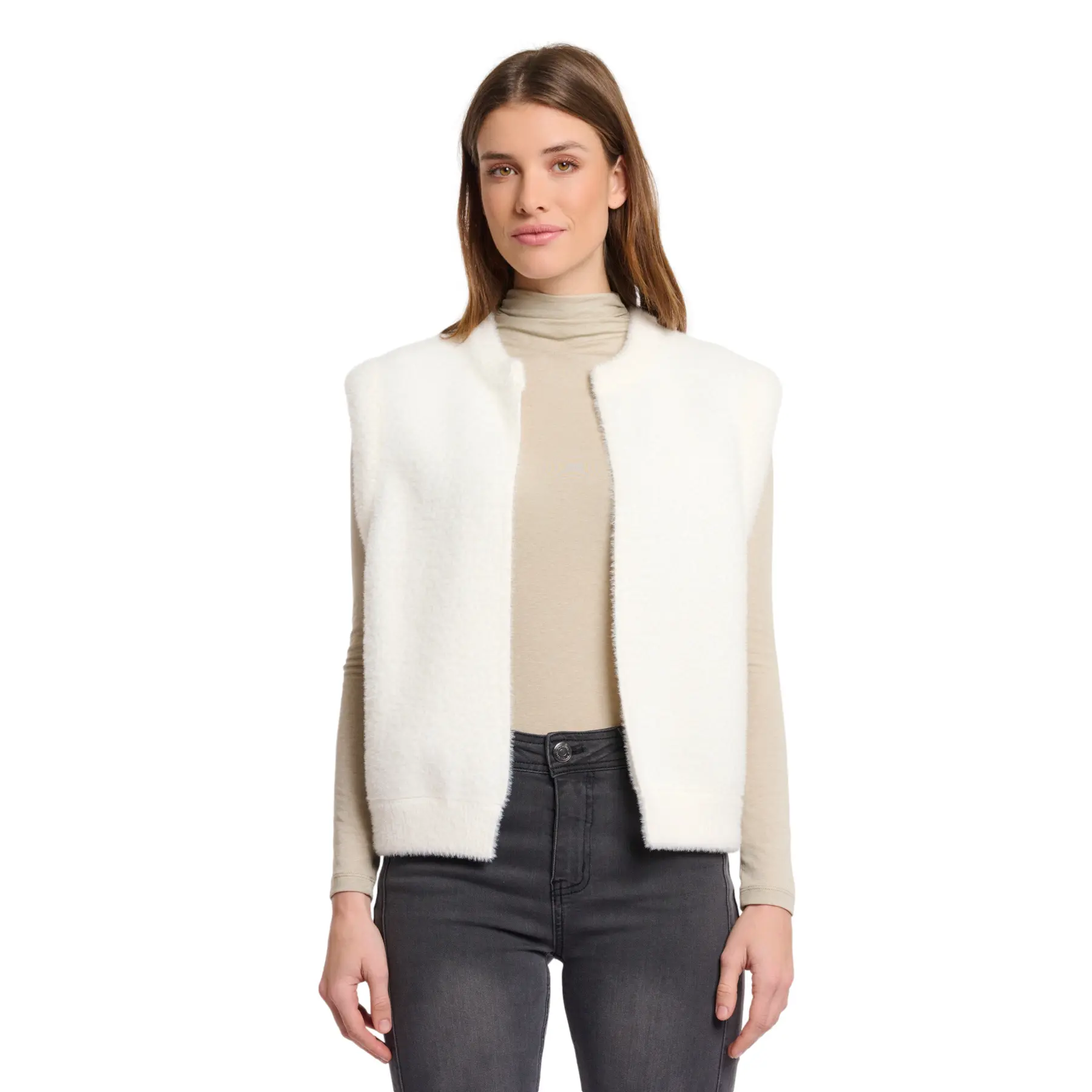 Rino & Pelle Damen Blanc Ultra-Weiches Strickwesten Für Elona