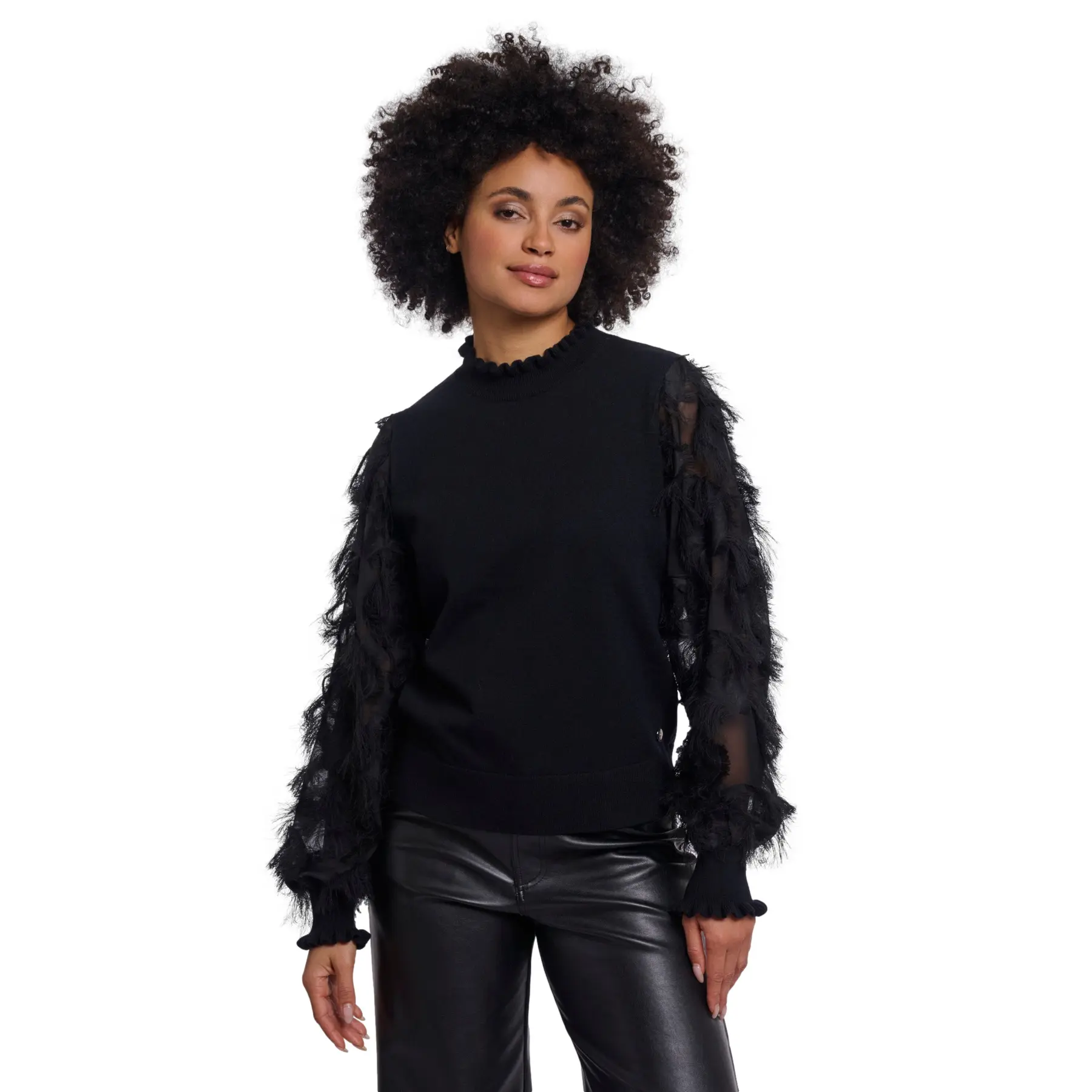 Rino & Pelle Women's Noir Woman Sweater Janique