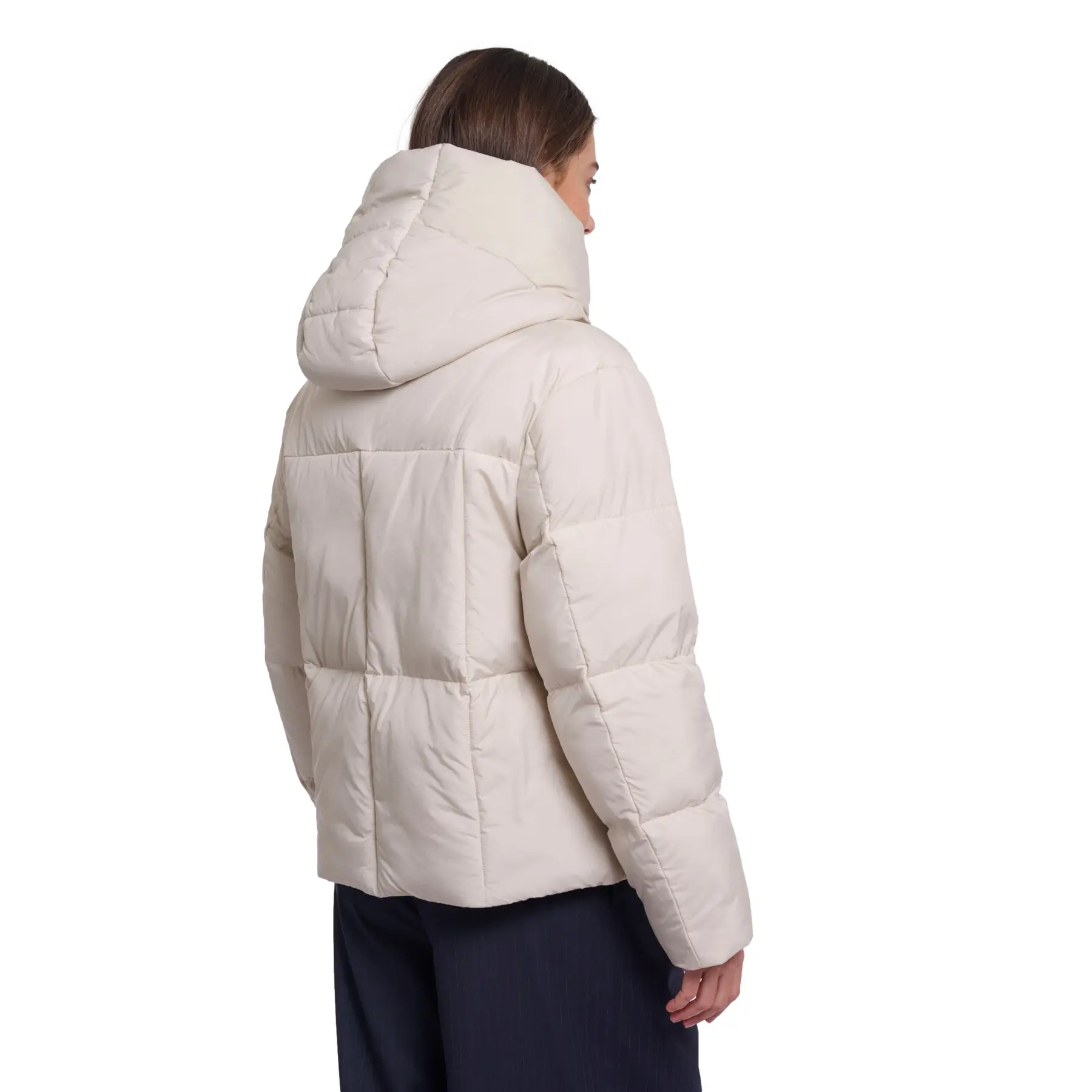 Rino & Pelle Women's Beige Puffer Jacket Joni