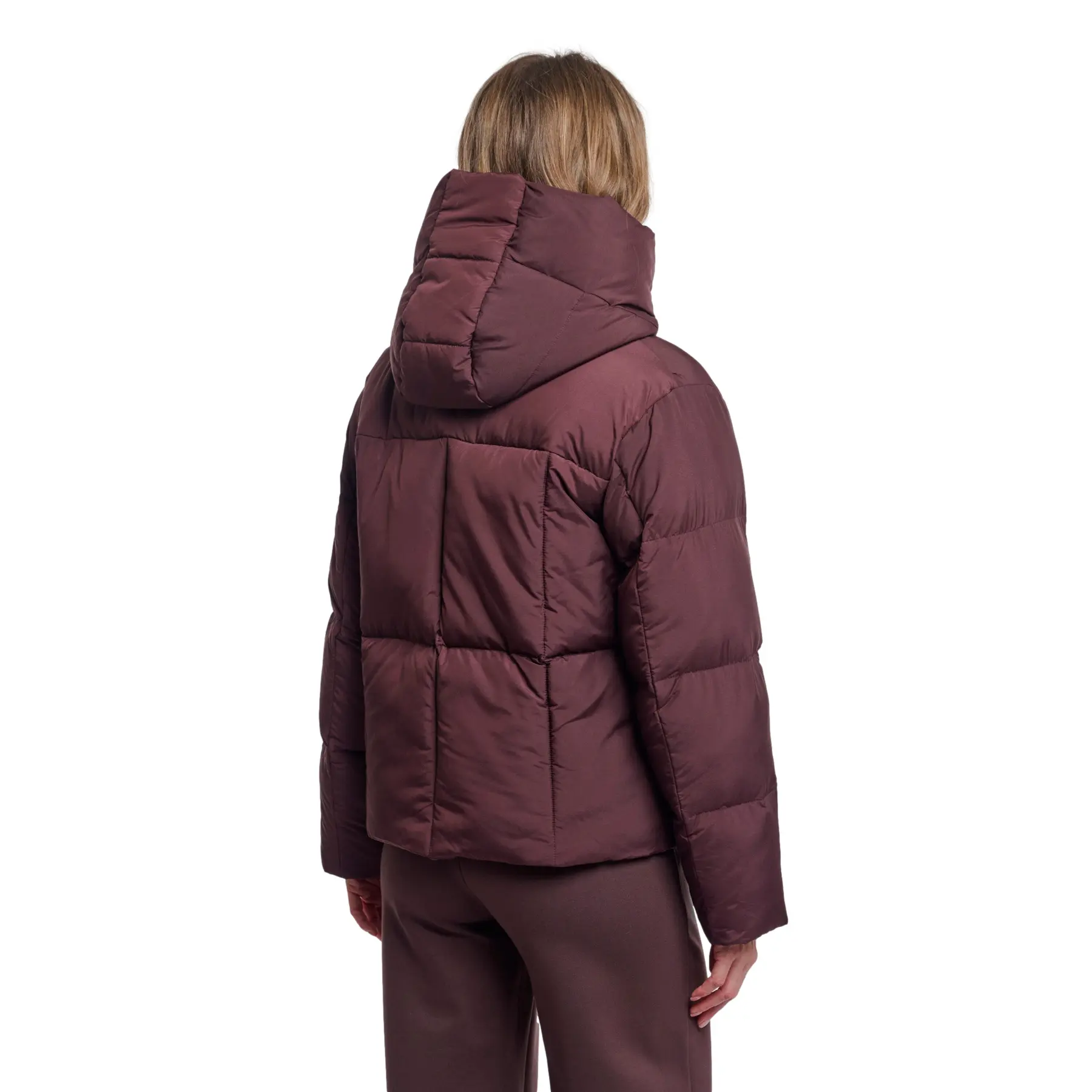 Rino & Pelle Women's Marron Puffer Jacket Joni