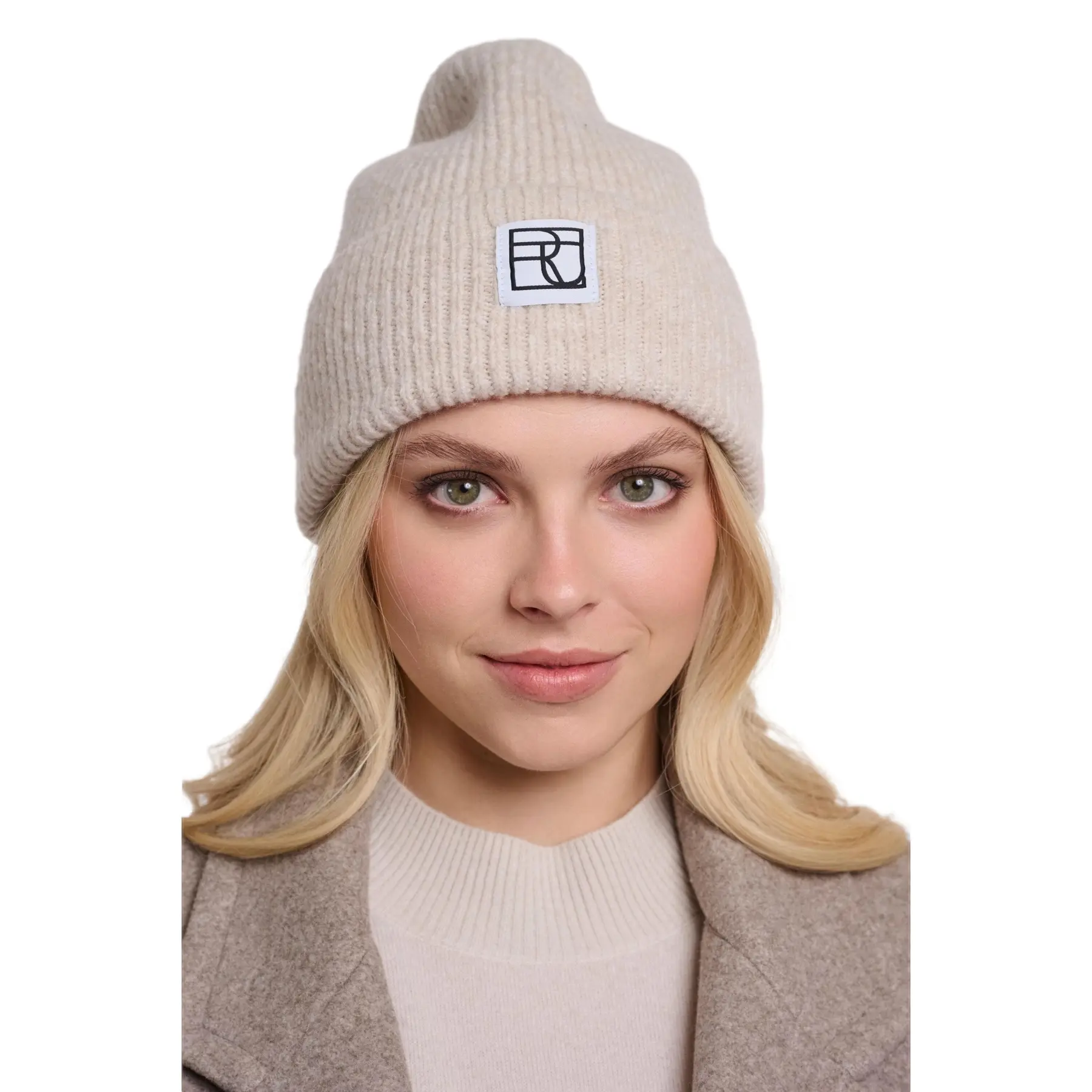 Rino & Pelle Damen Beige Mütze Katia