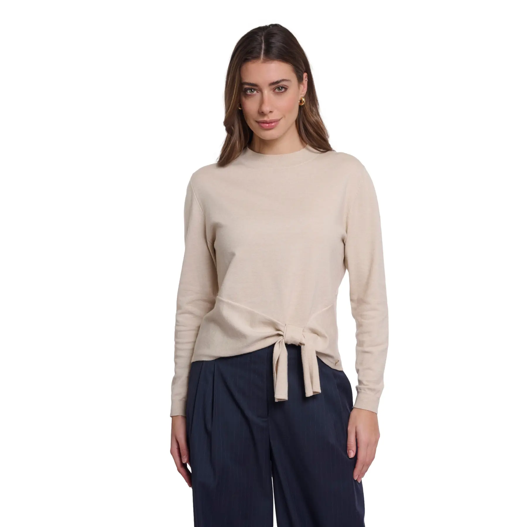 Rino & Pelle Women's Beige Woman Sweater Kuro