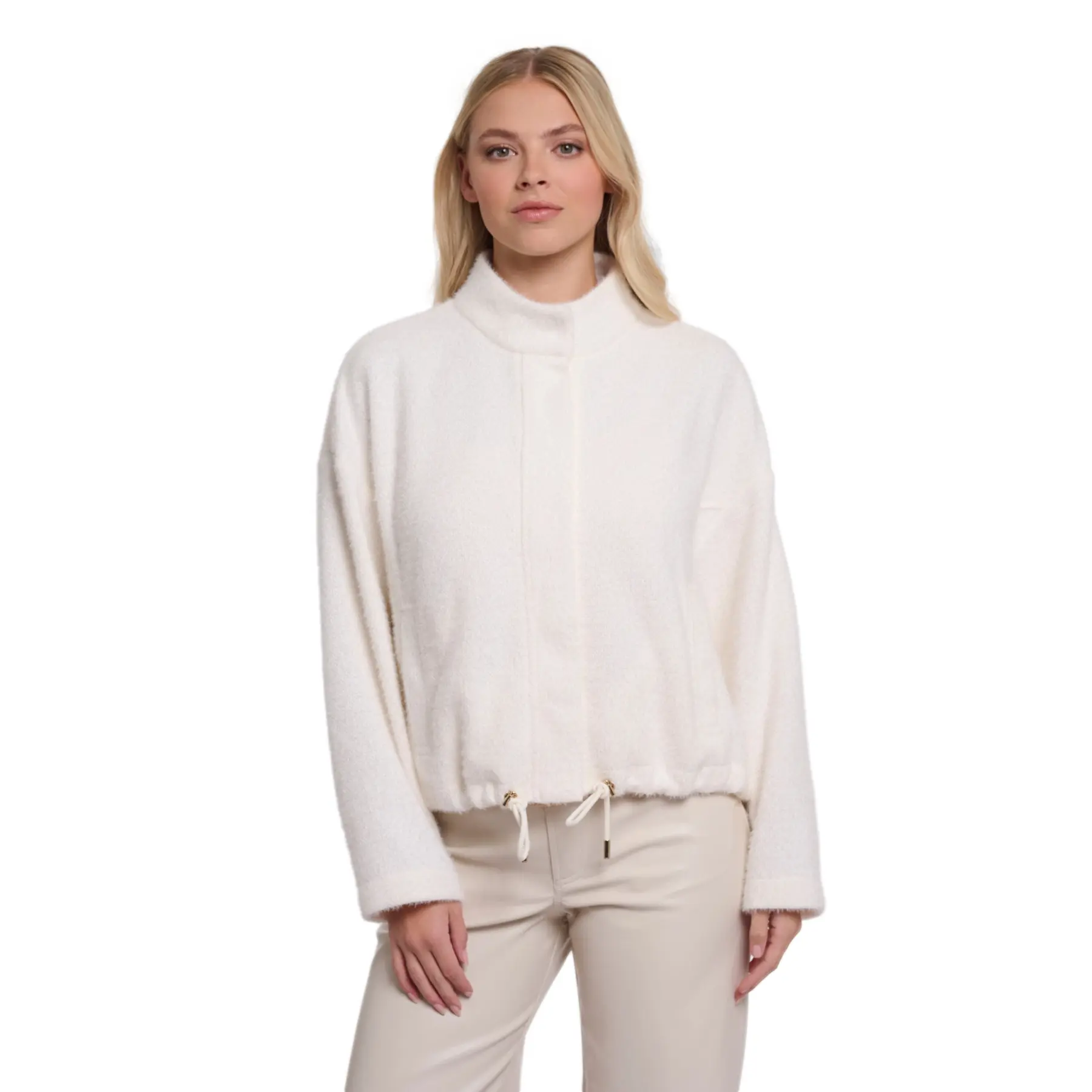 Rino & Pelle Women's Blanc Fleece Jacket Levin