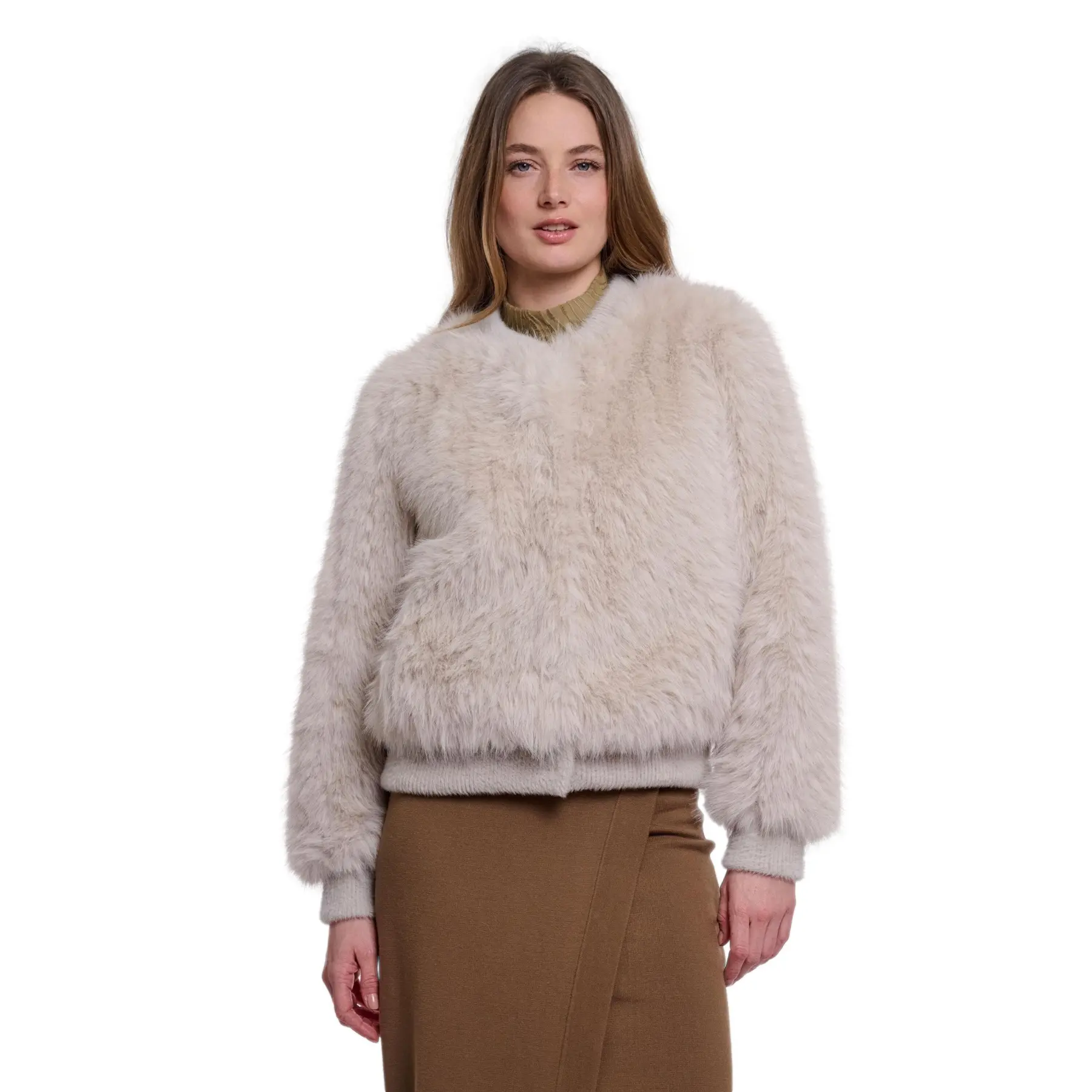 Rino & Pelle Women's Beige Jacket Lia