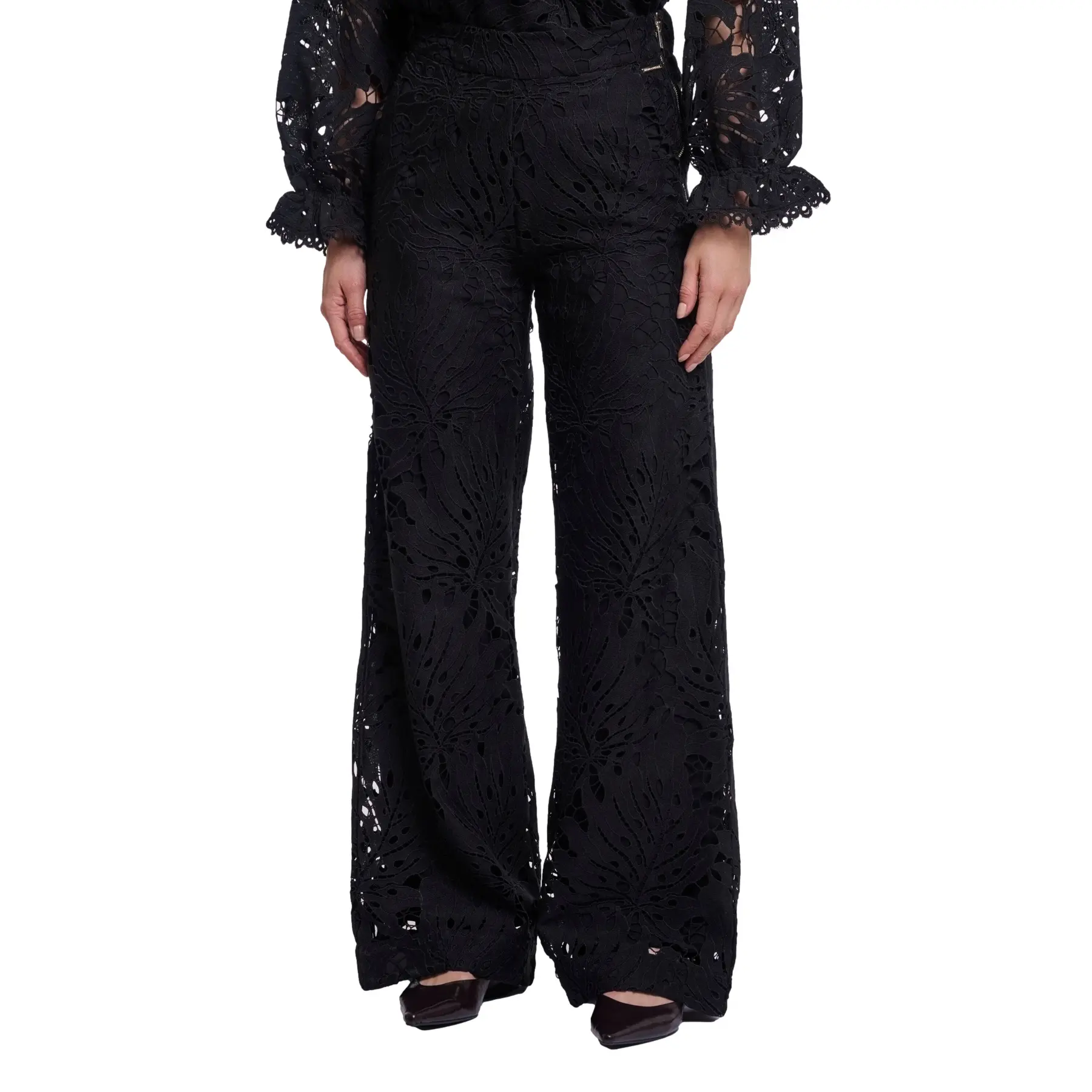 Rino & Pelle Women's Noir Straight-Leg Trousers Naomi