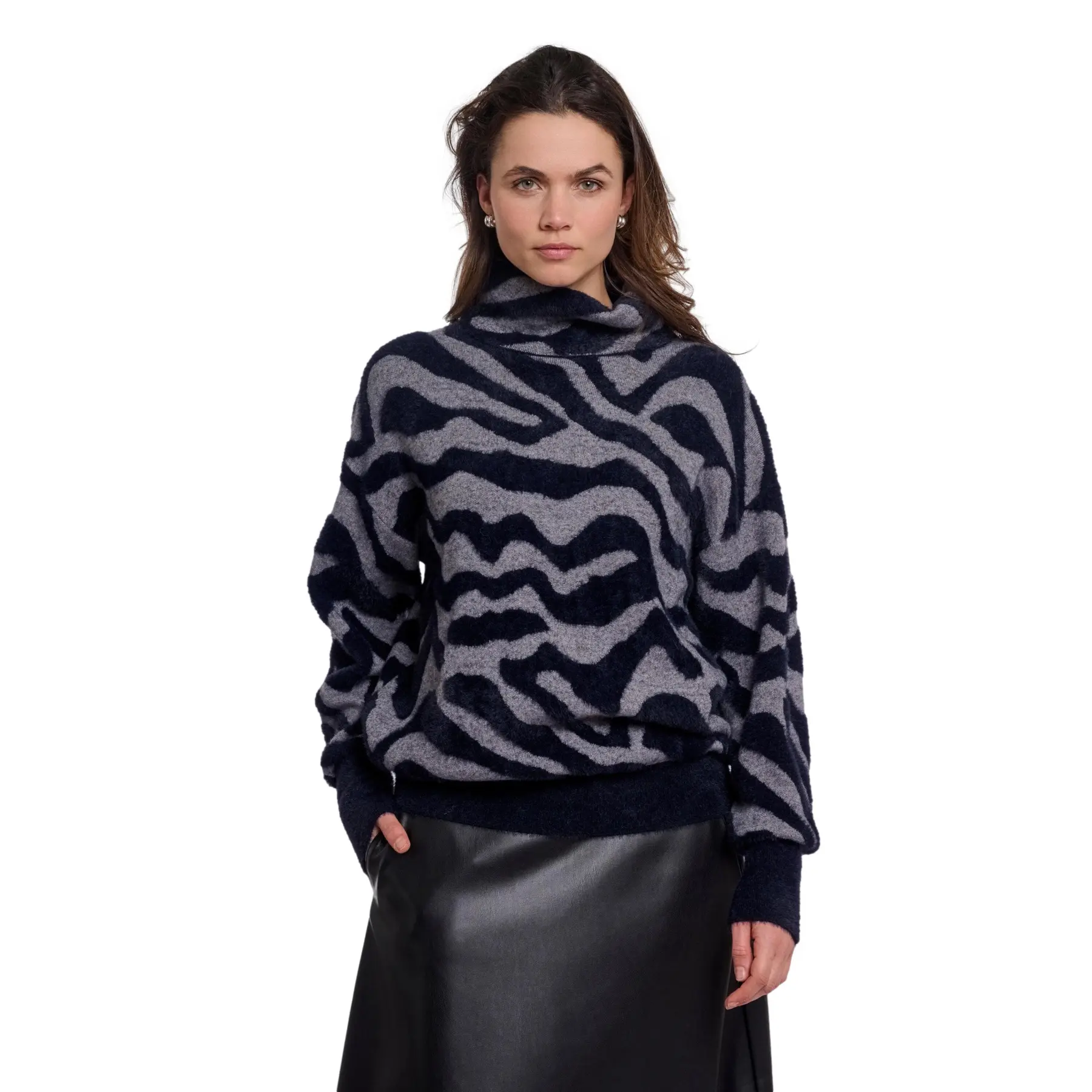 Rollkragenpullover Damen Rino & Pelle Naura