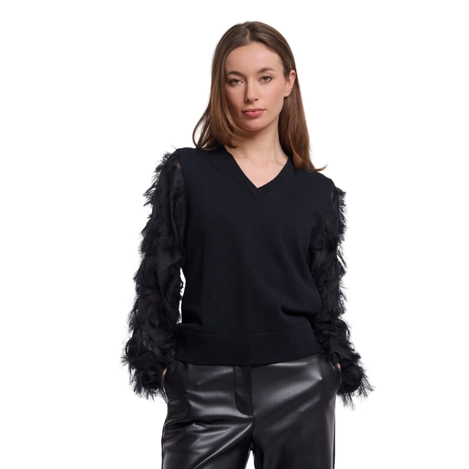 Rino & Pelle Women's Noir Woman Sweater Rhode
