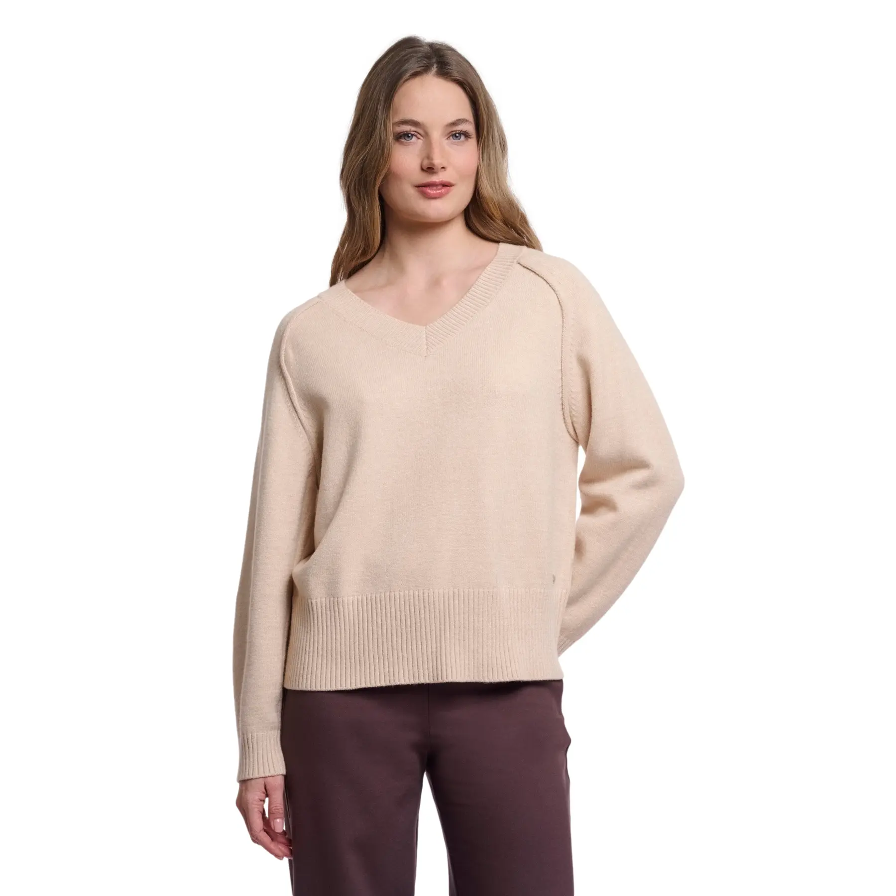 Damen V-Ausschnitt Pulli Rino & Pelle Riana
