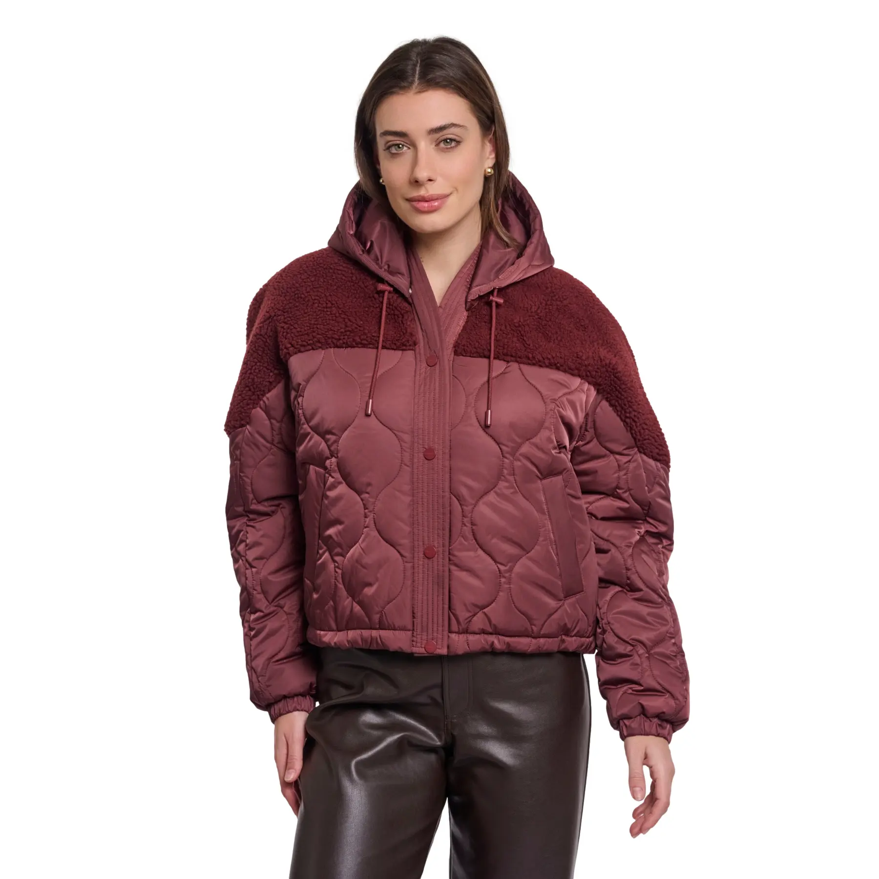 Rino & Pelle Women's Rouge Puffer Jacket Ruby