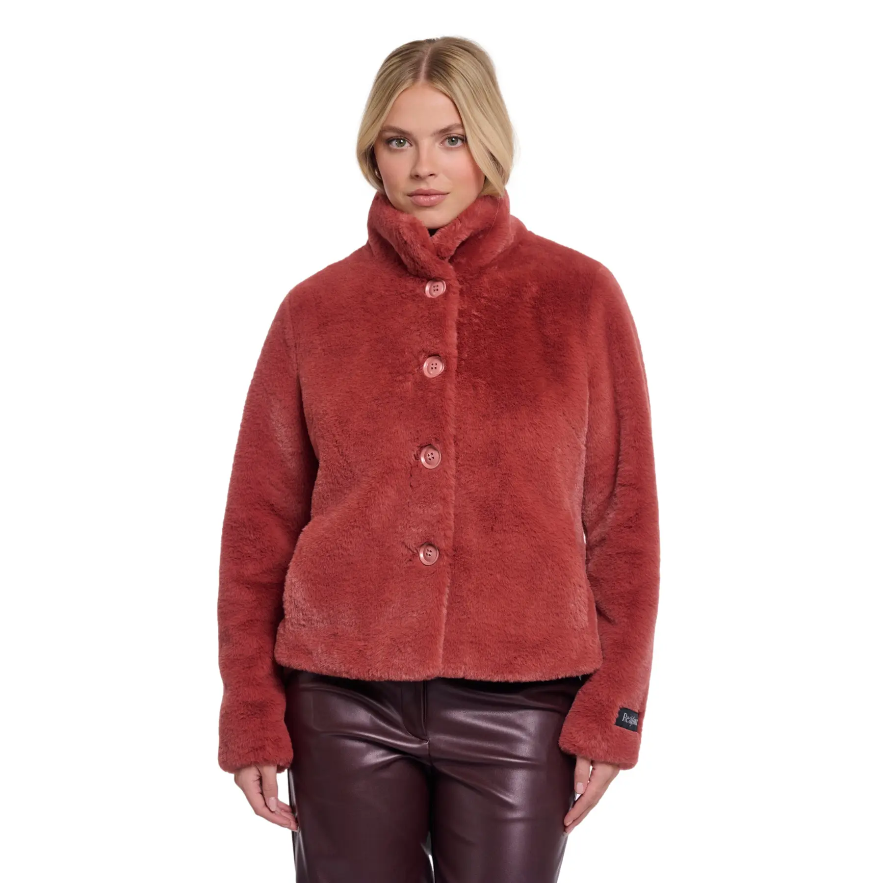 Rino & Pelle Damen Rouge Kunstpelzjacke Vie