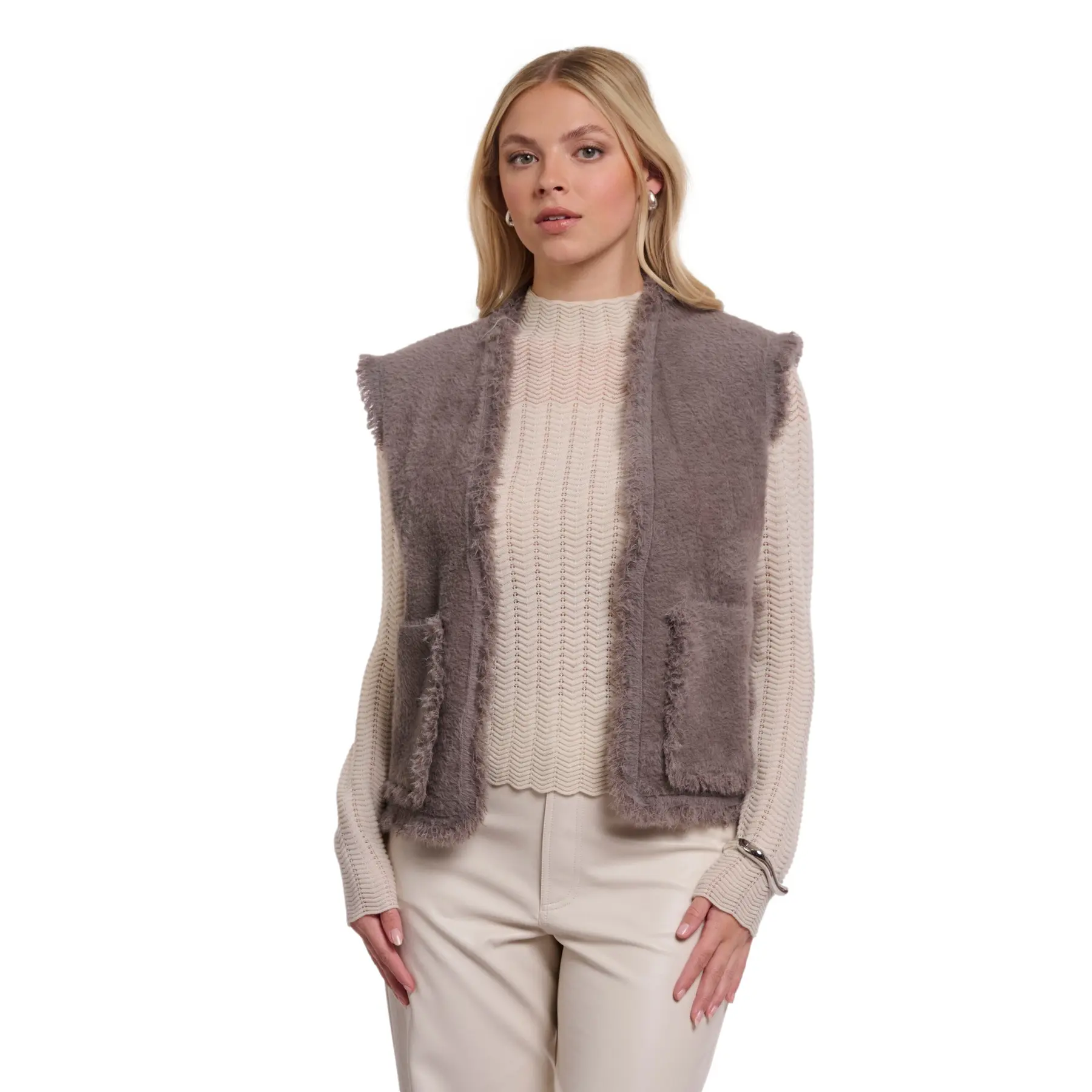 Rino & Pelle Damen Marron Chic Weste Für Vita