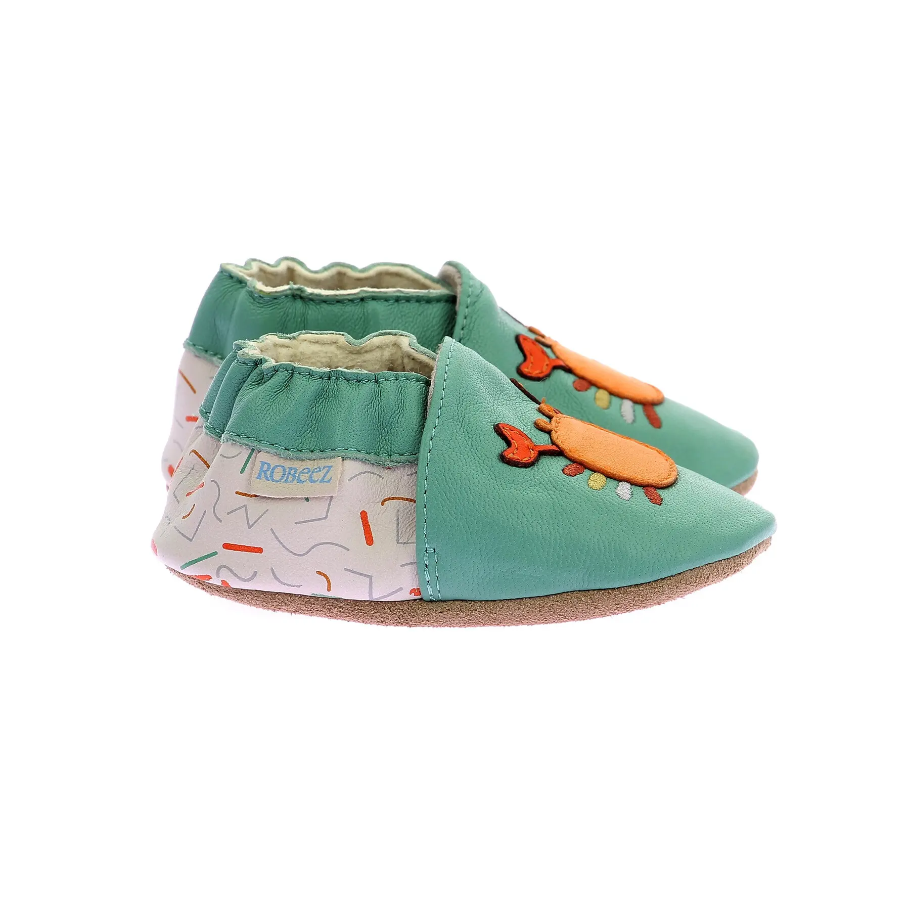 Pantofole neonato ragazzo Robeez Easy Care