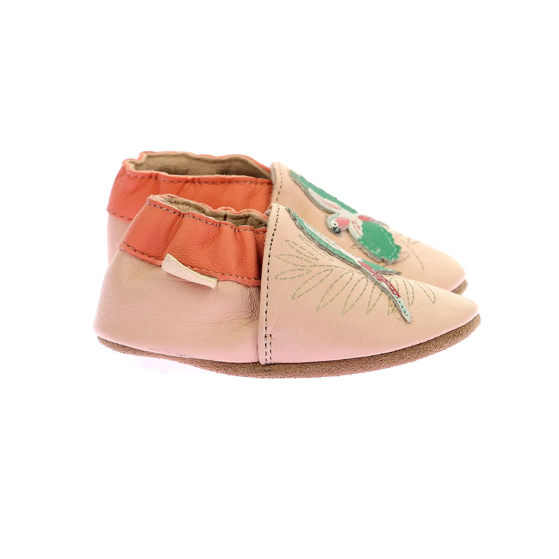 Pantofole neonata ragazza Robeez Bird In Jungle