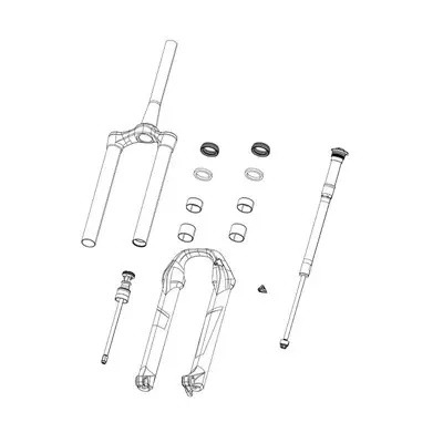 Ersatzscheide Fahrradgabel Rockshox Rs 29" 15 x 110 Boost - Zeb Ultimate A1 - Zeb Flight Attendant A2 2023