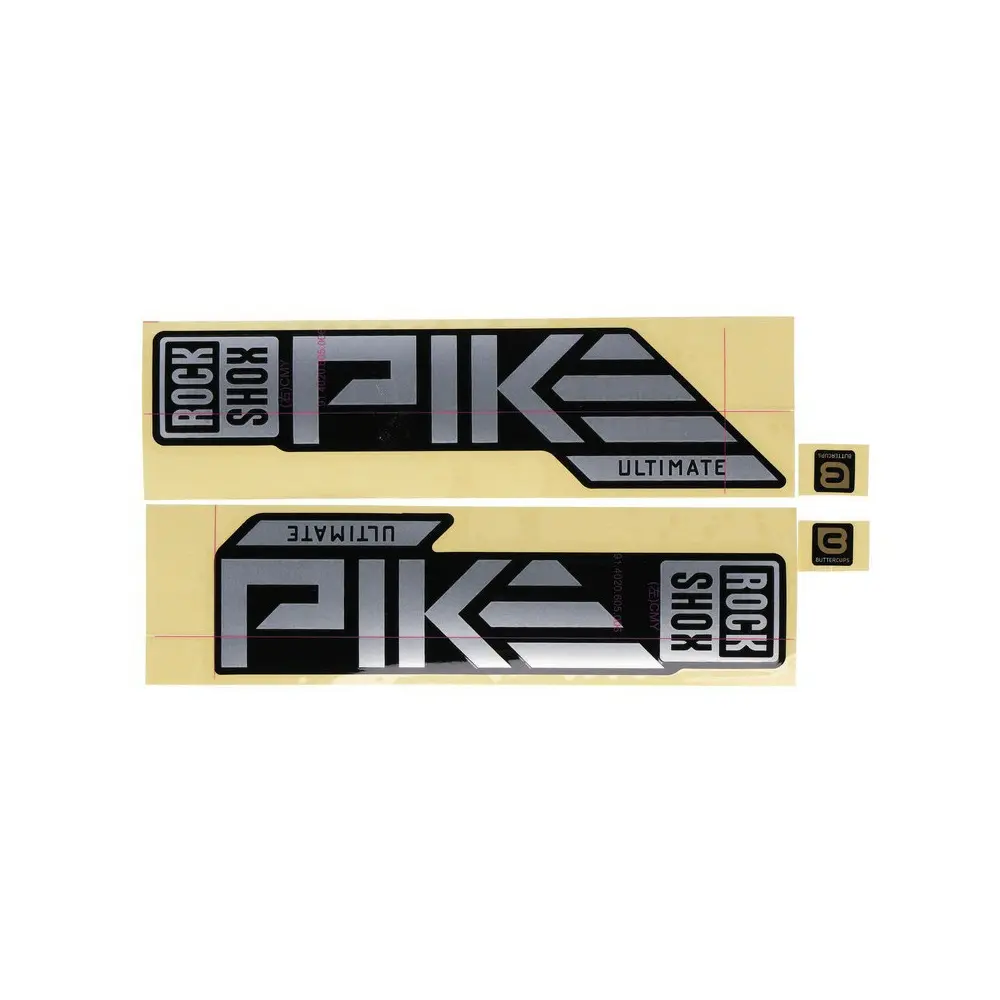Aufkleberset Fahrradgabel Rockshox Pike Ultimate