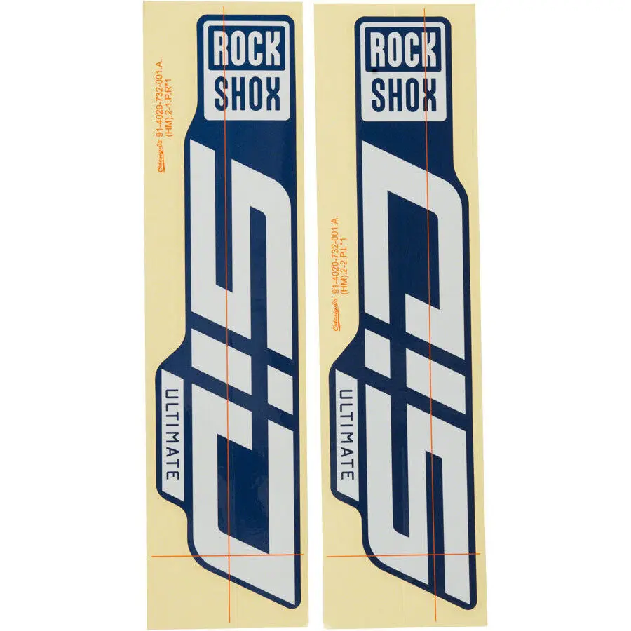 Aufkleberset Fahrradgabel Rockshox ULtimate 29 Gloss