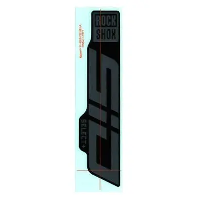 Aufkleberset Fahrradgabel Rockshox ULtimate 29 Gloss