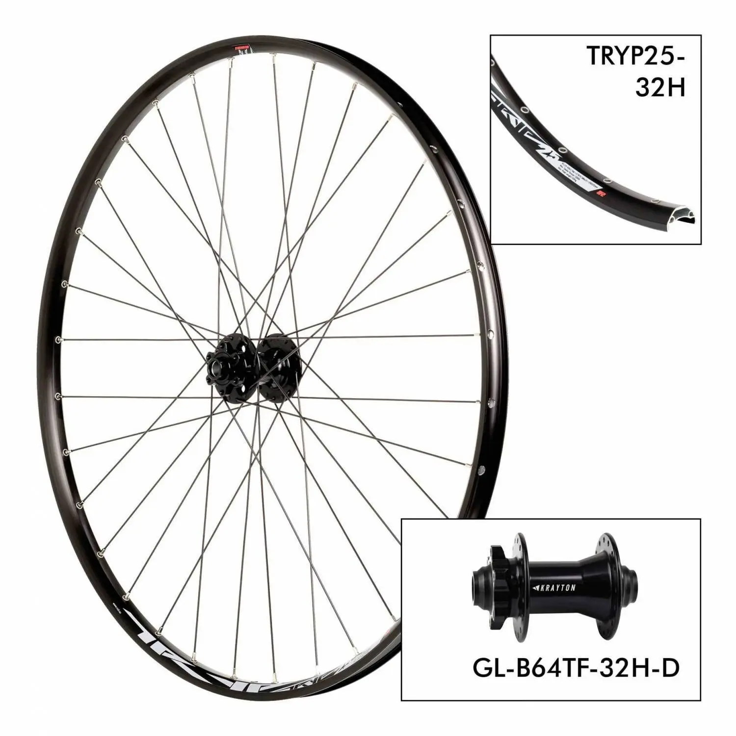 Fietswiel Rodi D. Tryp25 32H - B64TF 15x100