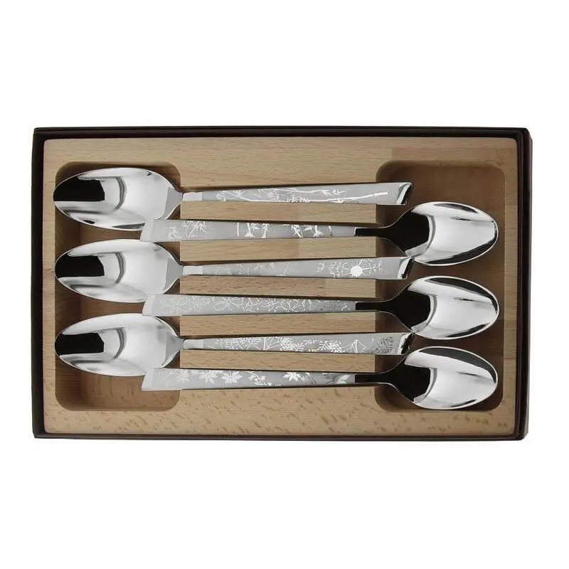Set mit 6 Tafellöffeln inoxdecor natura Roger Orfèvre
