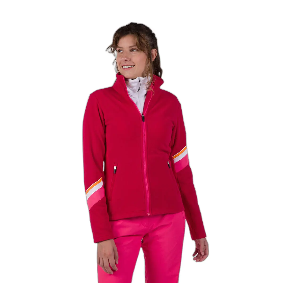 Fleece Full Zip Damen Rossignol Strawpile