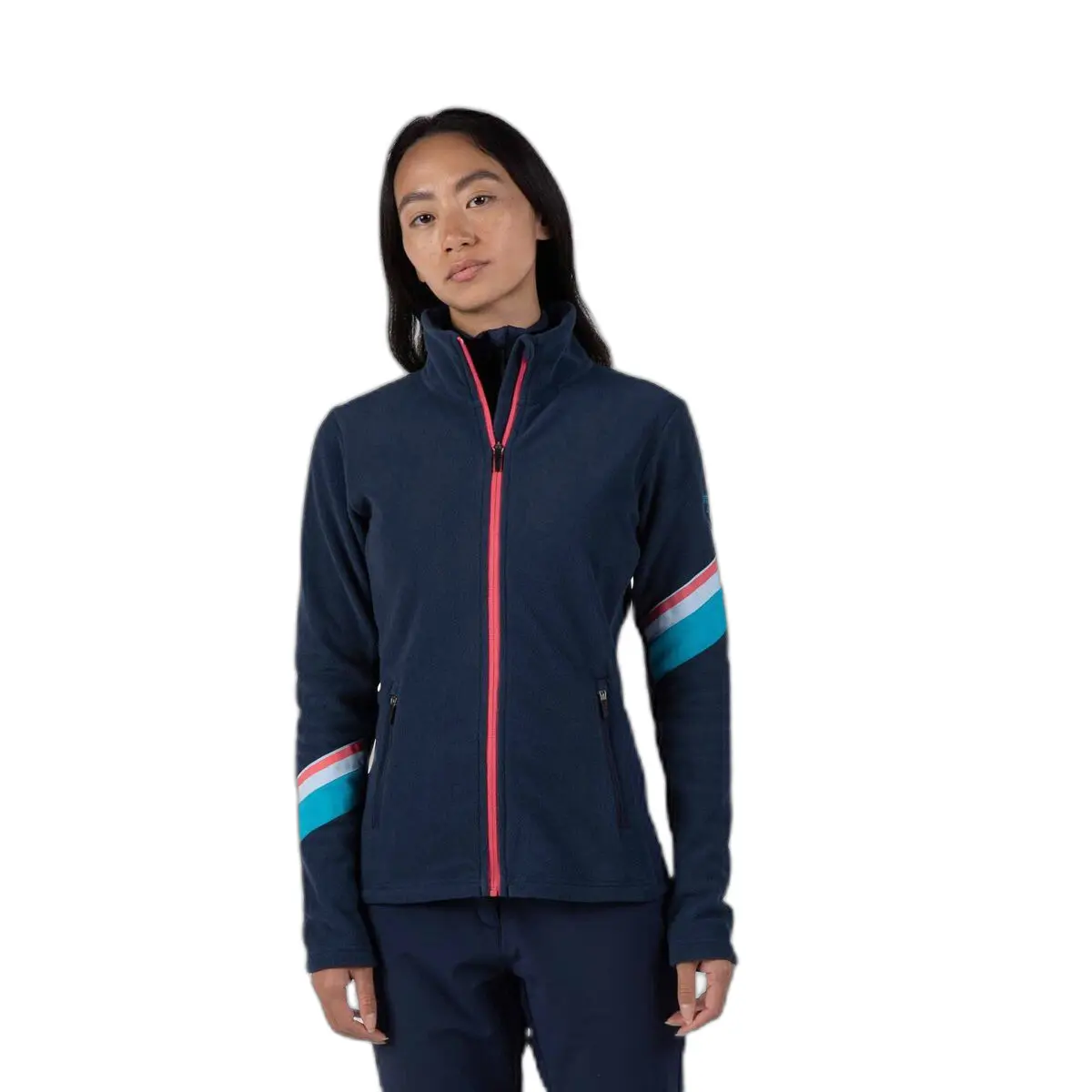 Fleece Full Zip Damen Rossignol Strawpile