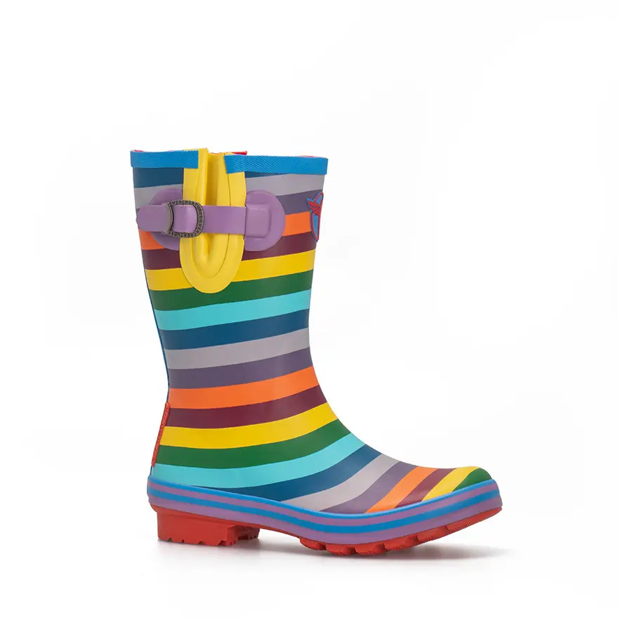 Stivali da pioggia da donna Evercreatures Rainbow