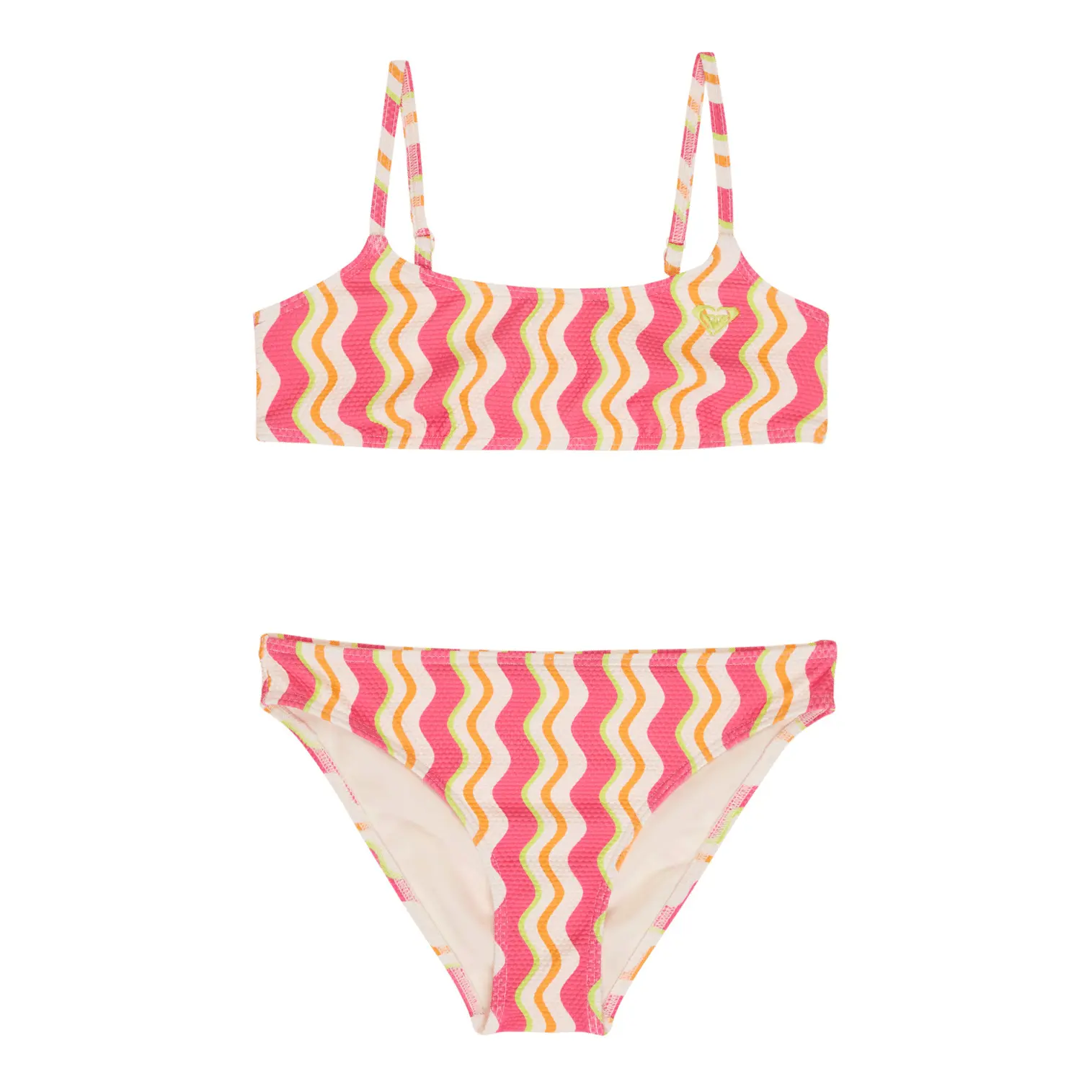 Maillot de bain 2 pièces fille Roxy Bold Waves Crop Top