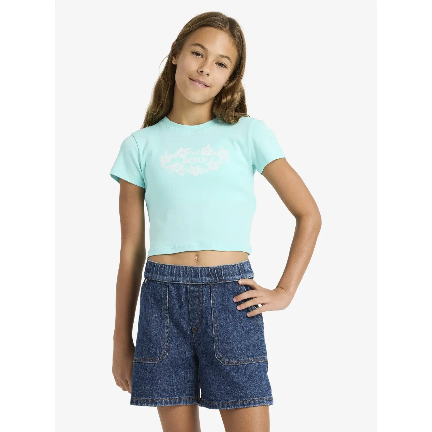 T-shirt court fille Roxy Baby One More Time