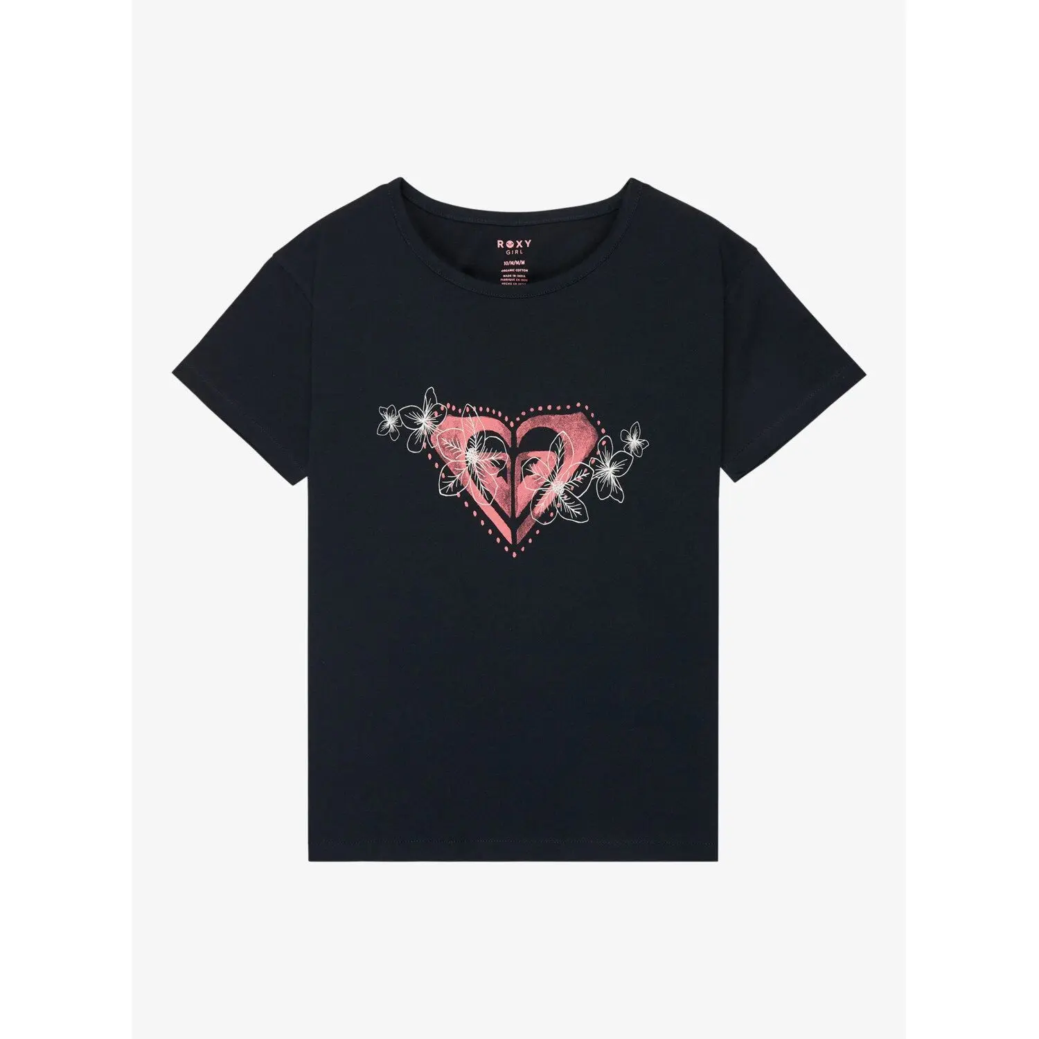 T-shirt en coton biologique fille Roxy Lilyregular Night