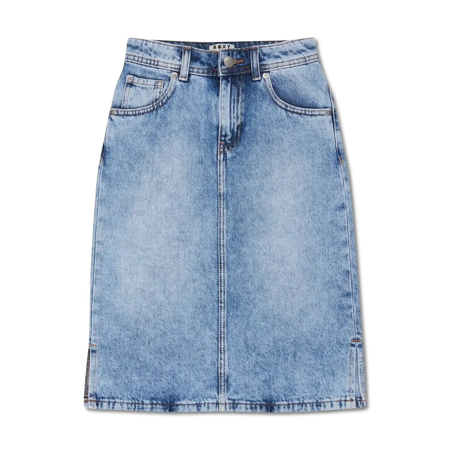 Jupe en jean fille Roxy Glossy Candy Mid Jupe en jean fille Roxy Glossy Candy Mid
