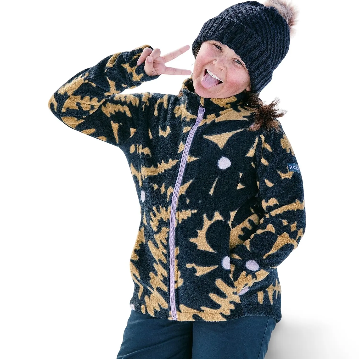 Meisjesfleece Roxy Windyspirit